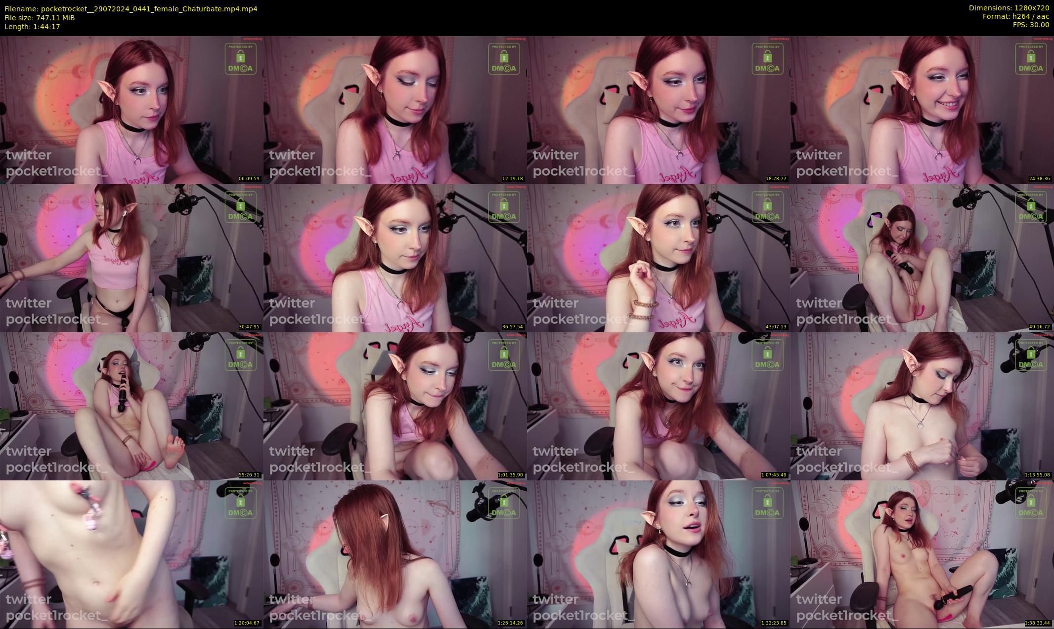 pocketrocket_ — 105 minute Chaturbate female cam show recording, 720p, Jul 29, 2024