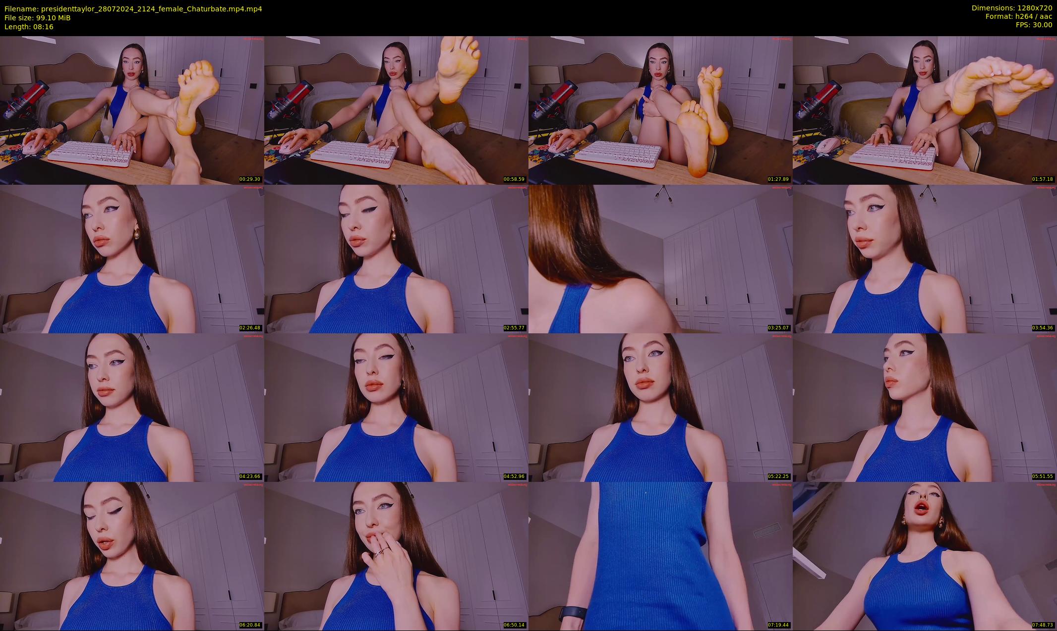 presidenttaylor — 9 minute Chaturbate female cam show recording, 720p, Jul 28, 2024