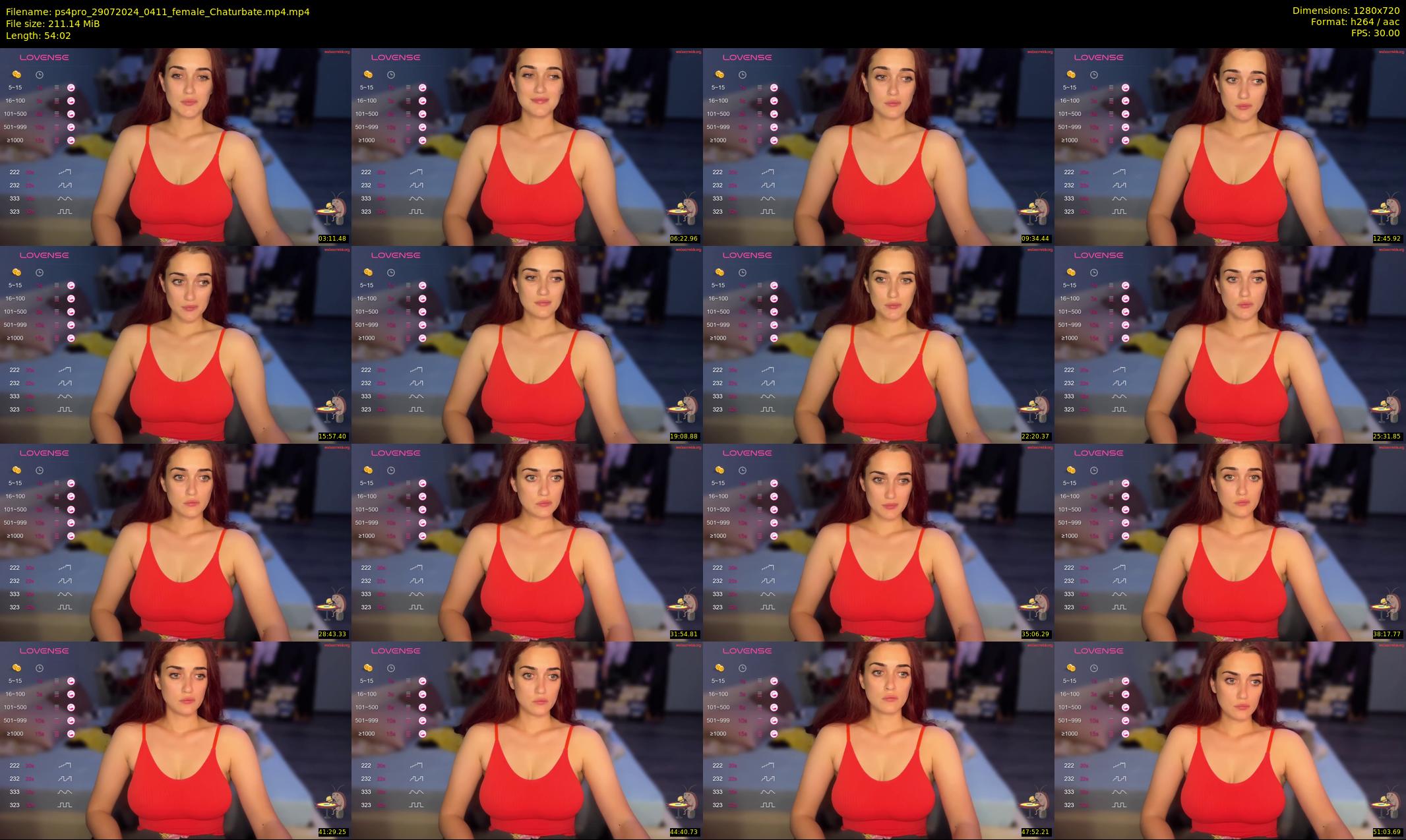 ps4pro — 55 minute Chaturbate female cam show recording, 720p, Jul 29, 2024