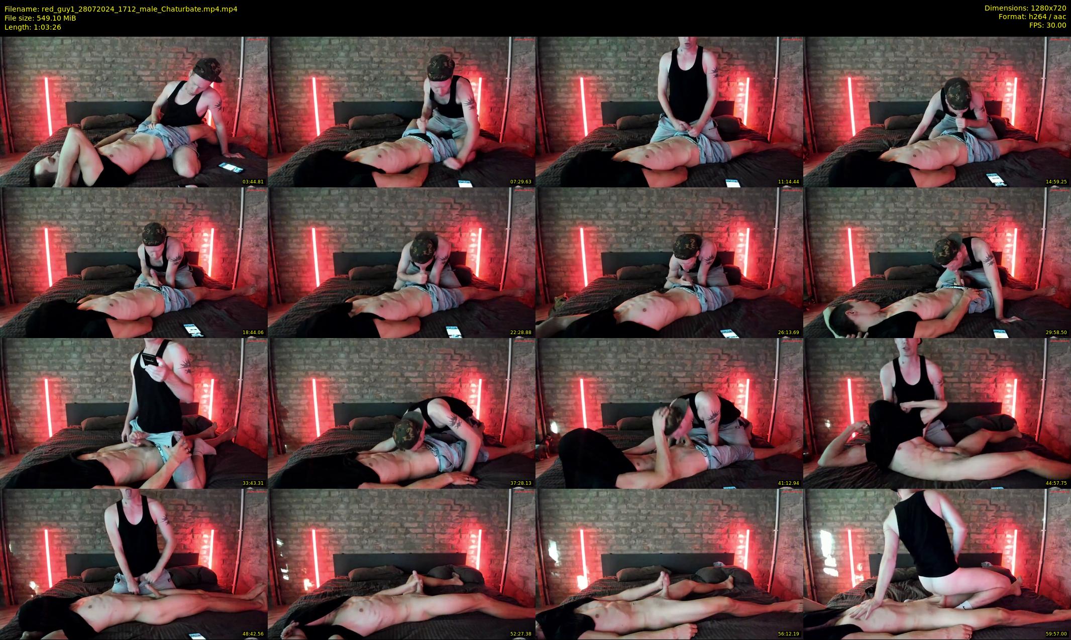 red_guy1 — 64 minute Chaturbate male cam show recording, 720p, Jul 28, 2024