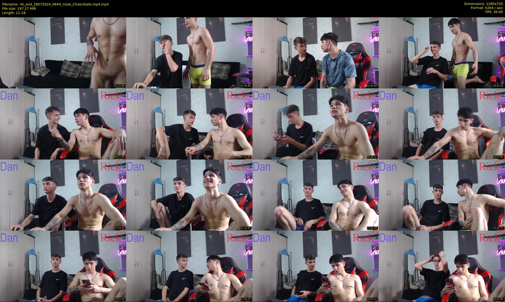 rik_and — 22 minute Chaturbate male cam show recording, 720p, Jul 28, 2024