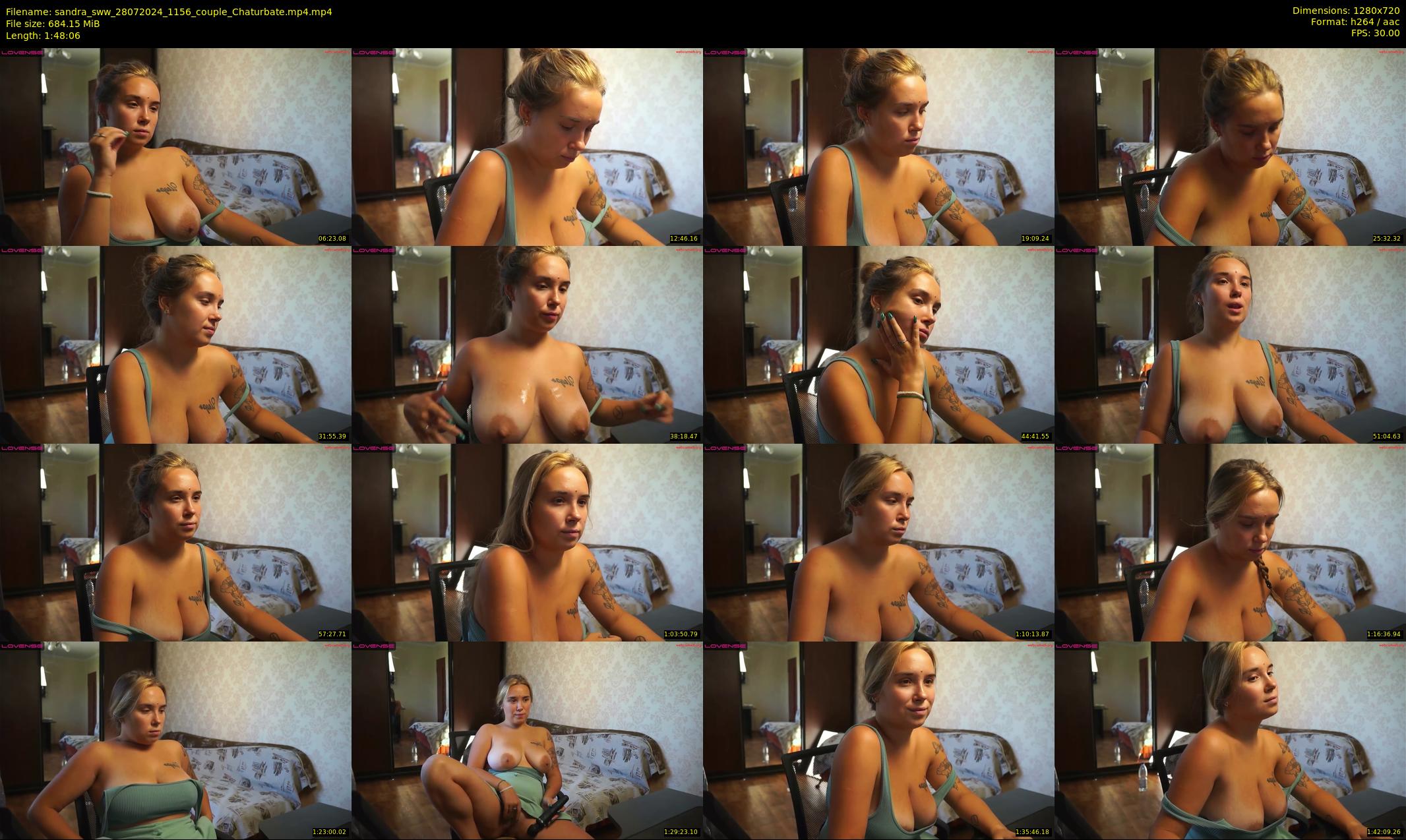 sandra_sww — 109 minute Chaturbate couple cam show recording, 720p, Jul 28, 2024