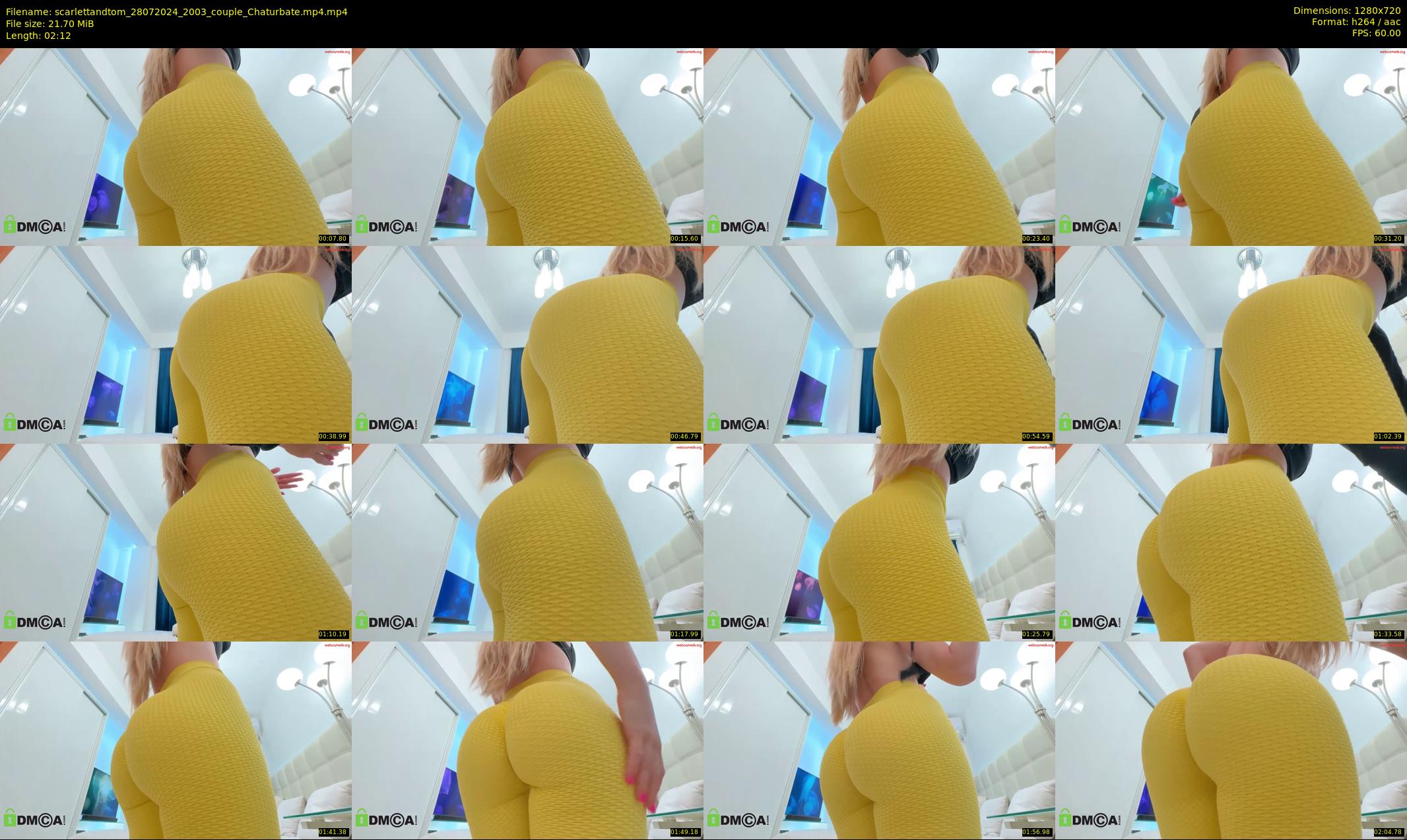 scarlettandtom — 3 minute Chaturbate couple cam show recording, 720p, Jul 28, 2024