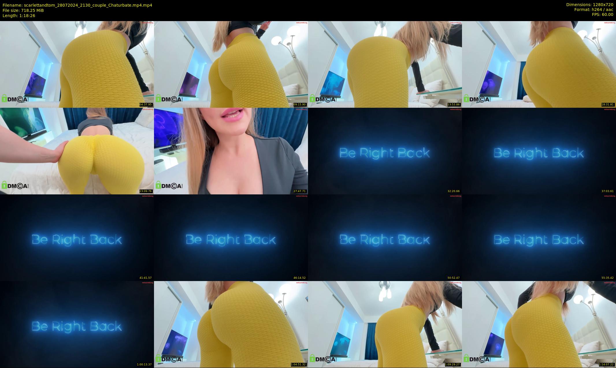 scarlettandtom — 79 minute Chaturbate couple cam show recording, 720p, Jul 28, 2024