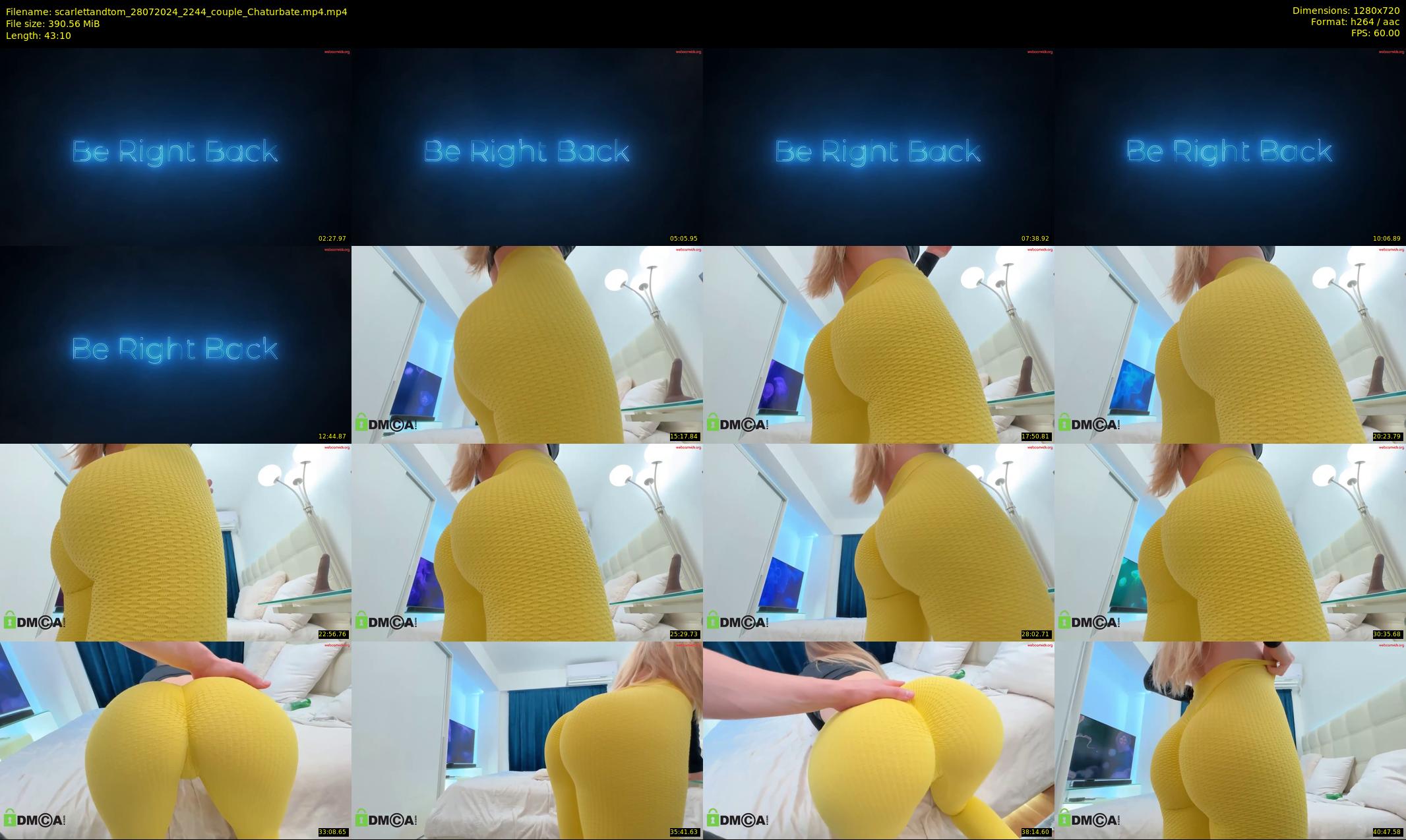 scarlettandtom — 44 minute Chaturbate couple cam show recording, 720p, Jul 28, 2024