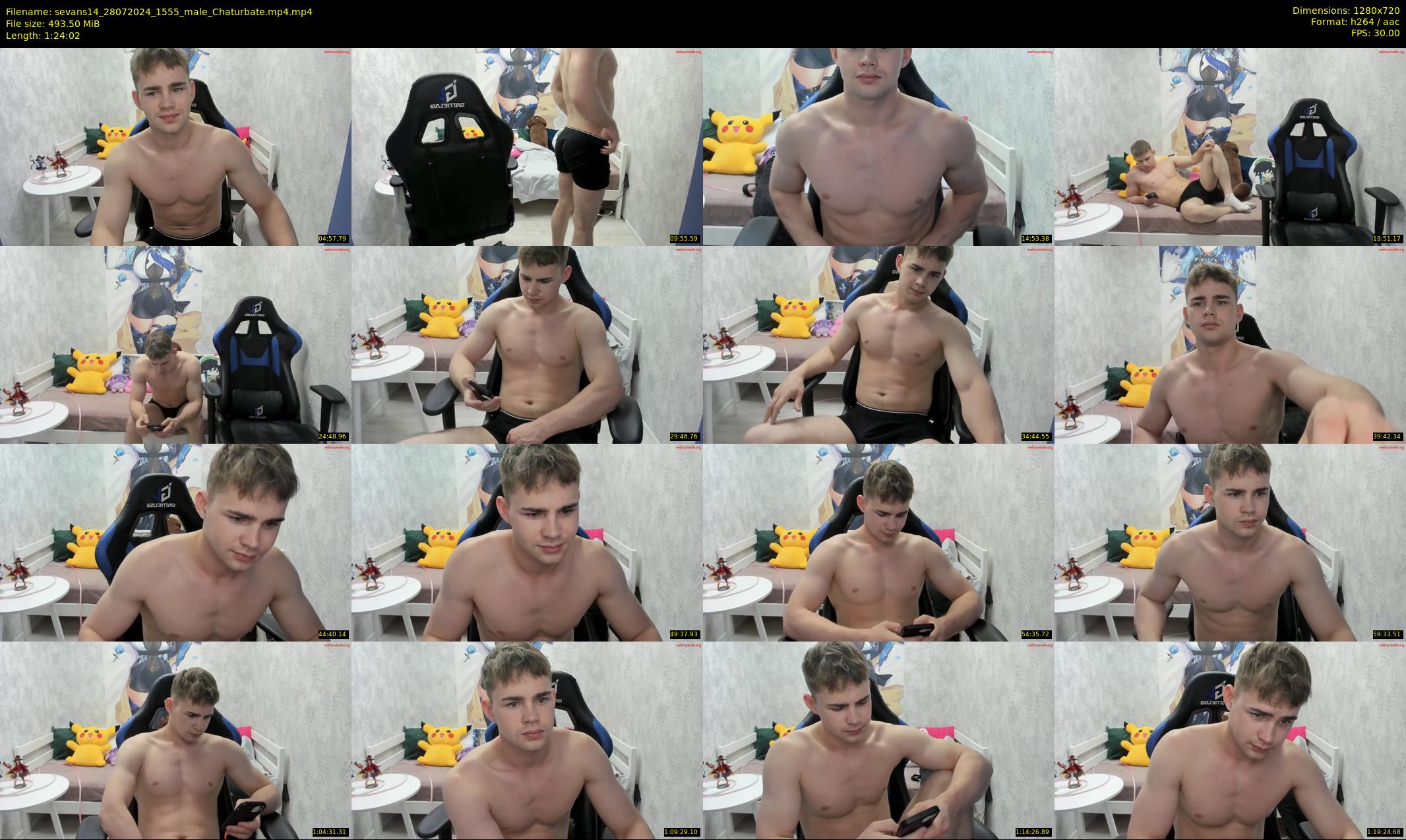 sevans14 — 85 minute Chaturbate male cam show recording, 720p, Jul 28, 2024