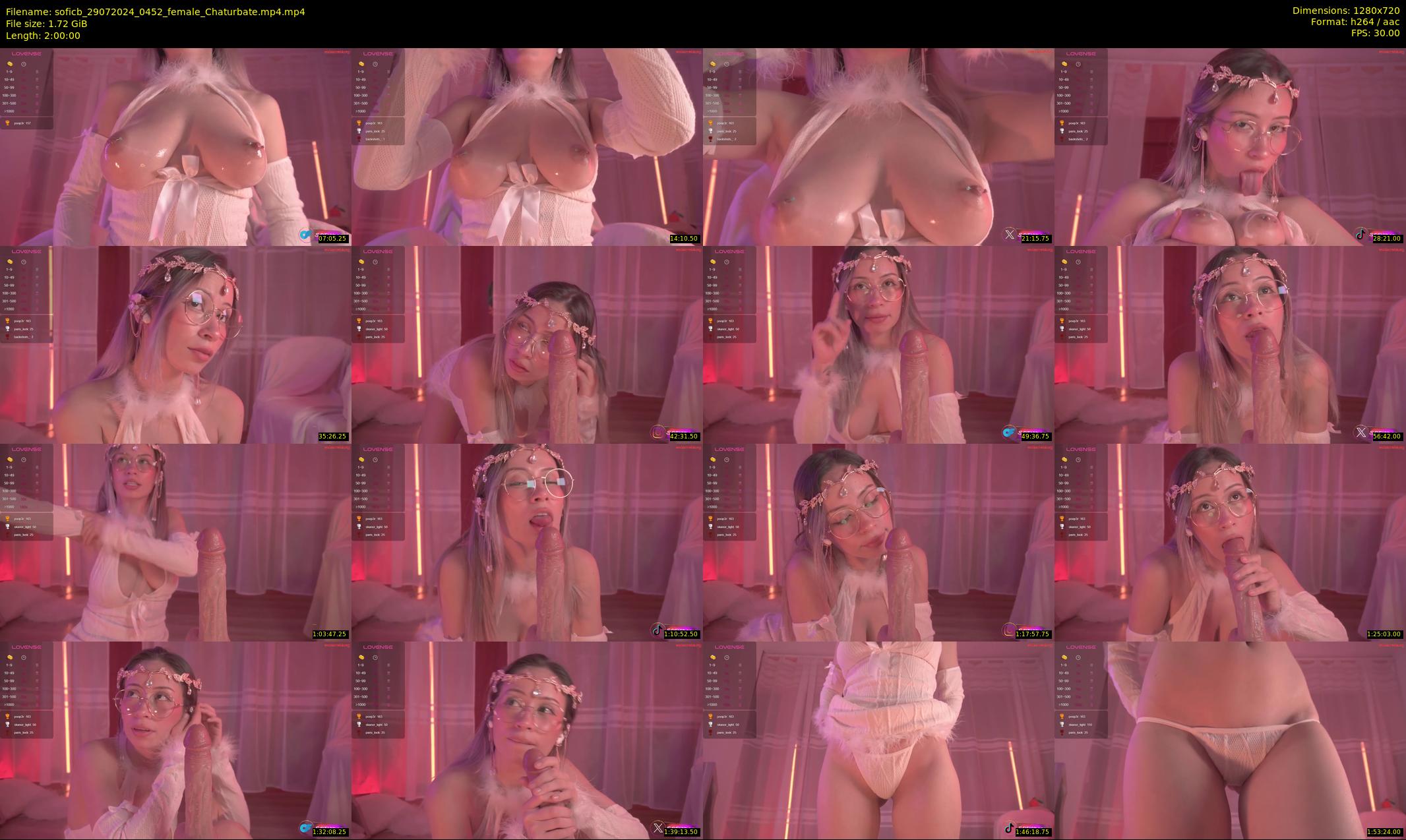 soficb — 120 minute Chaturbate female cam show recording, 720p, Jul 29, 2024