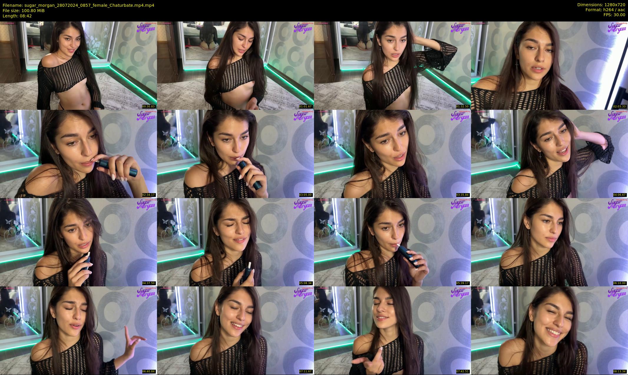 sugar_morgan — 9 minute Chaturbate female cam show recording, 720p, Jul 28, 2024