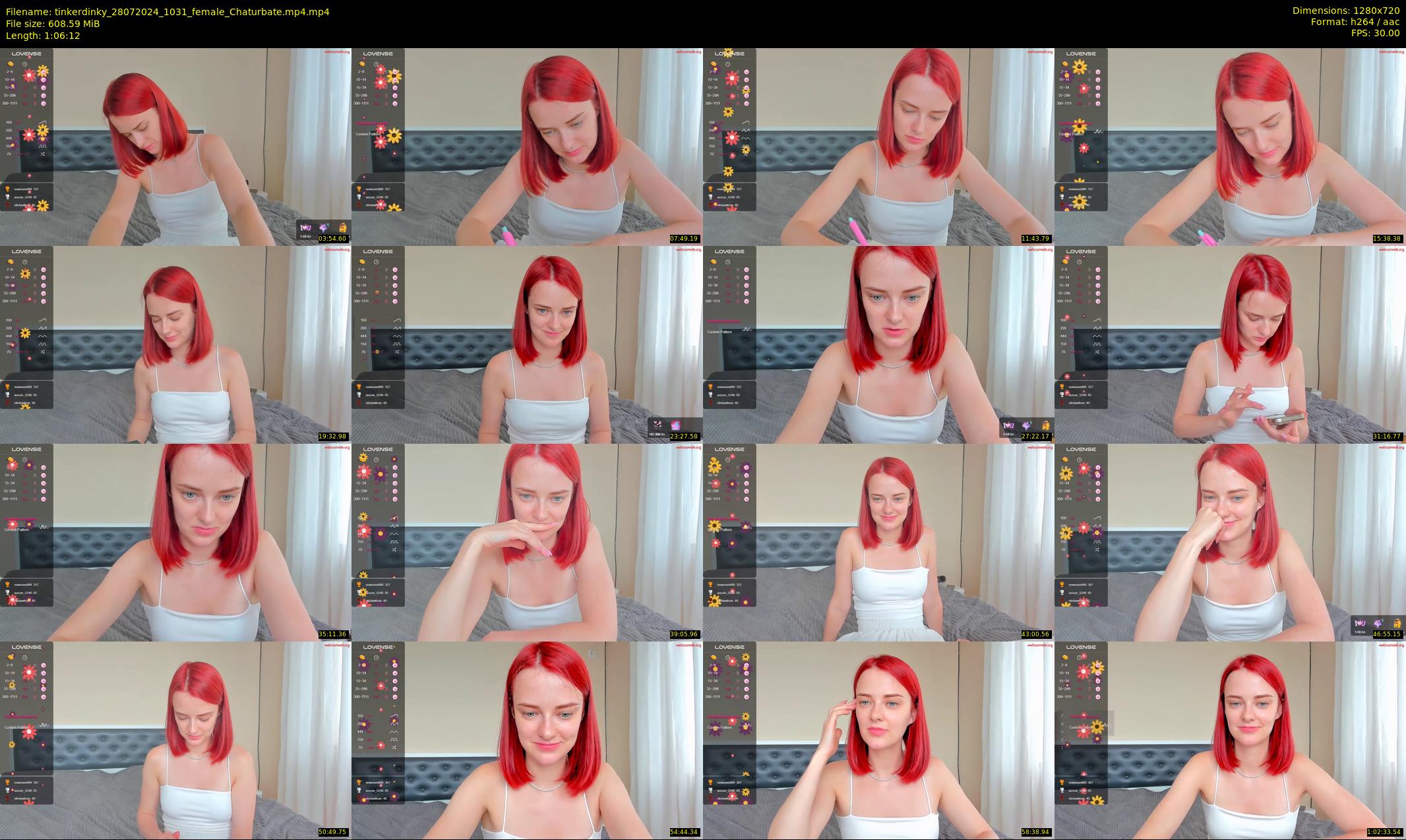 tinkerdinky — 67 minute Chaturbate female cam show recording, 720p, Jul 28, 2024