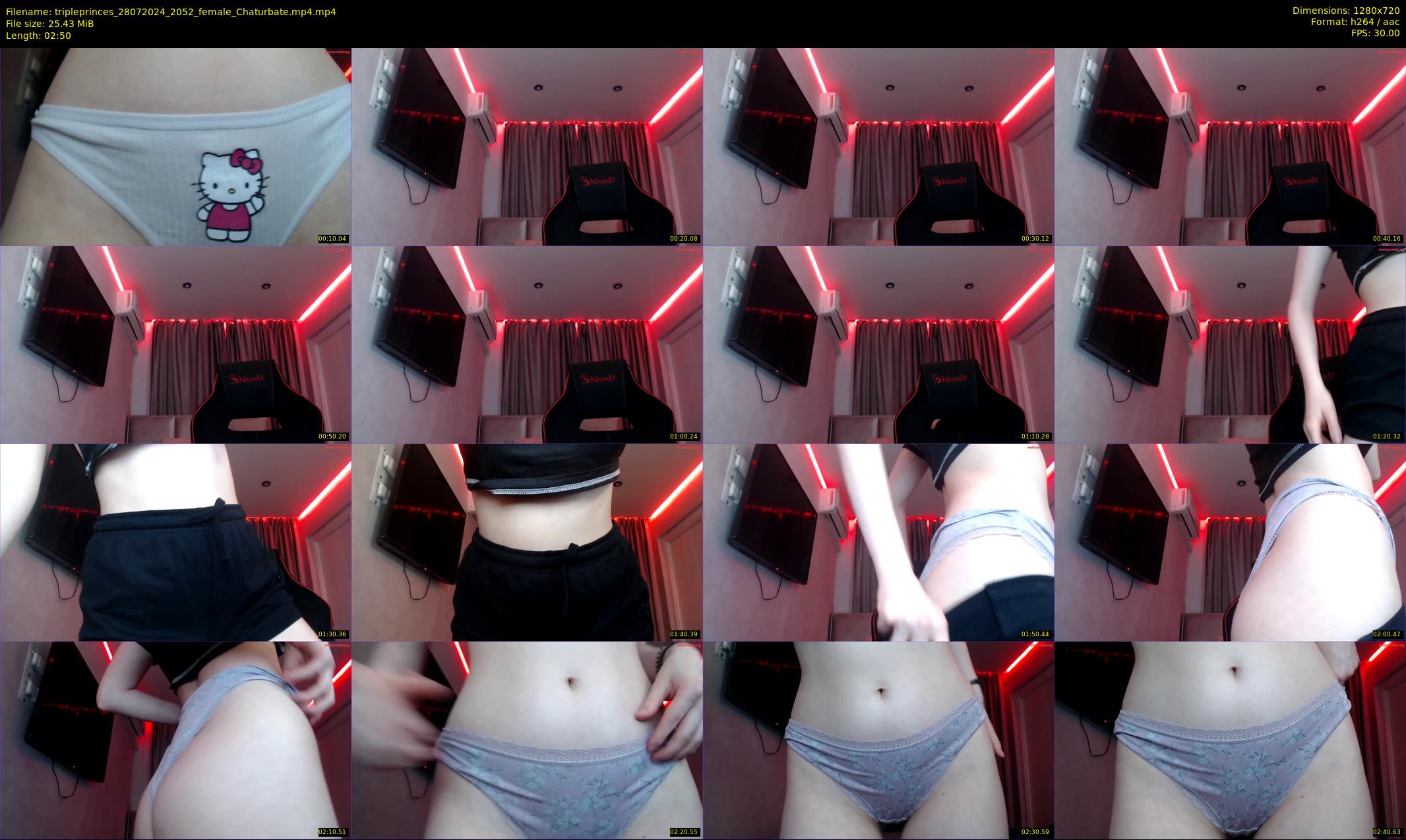 tripleprinces — 3 minute Chaturbate female cam show recording, 720p, Jul 28, 2024