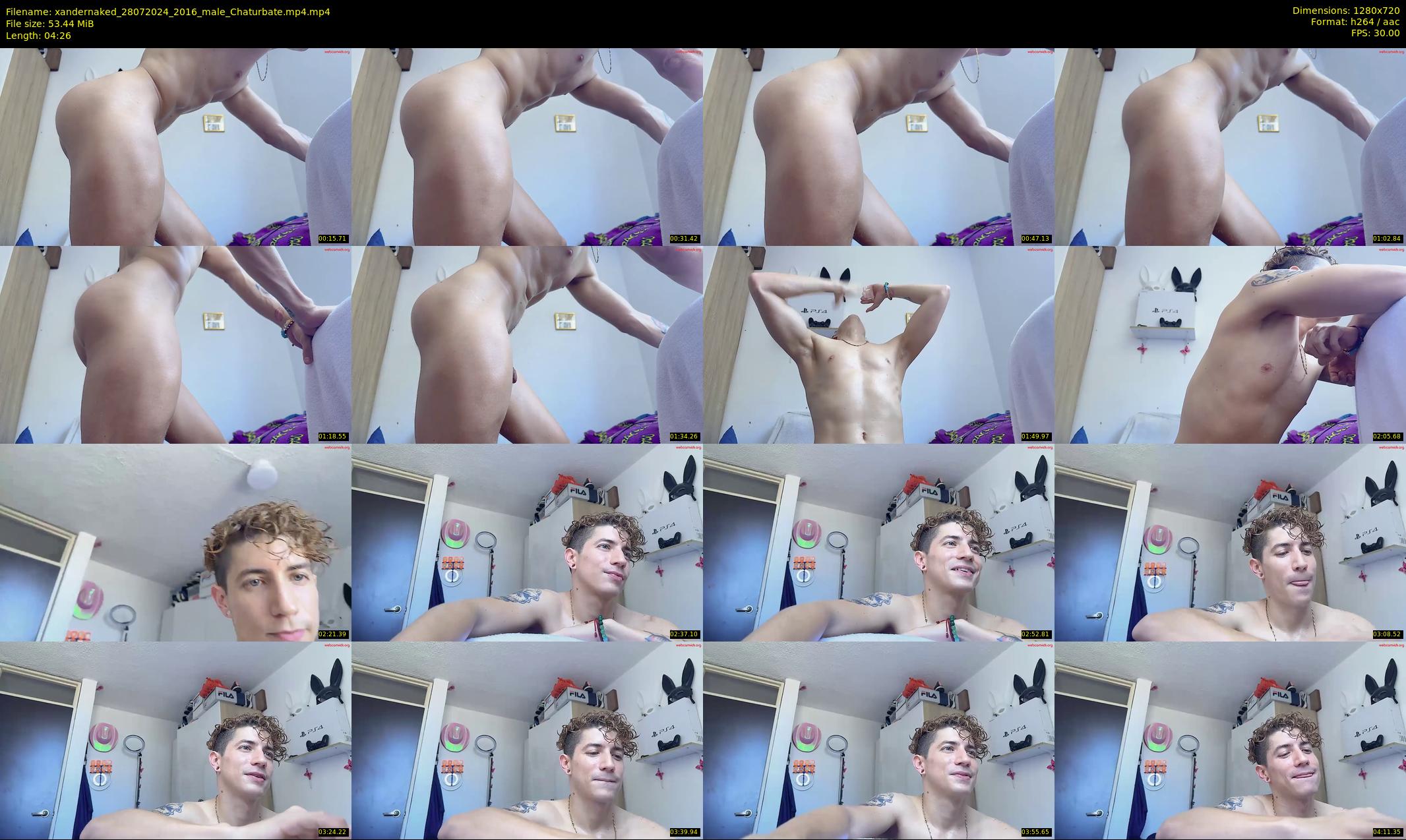 xandernaked — 5 minute Chaturbate male cam show recording, 720p, Jul 28, 2024