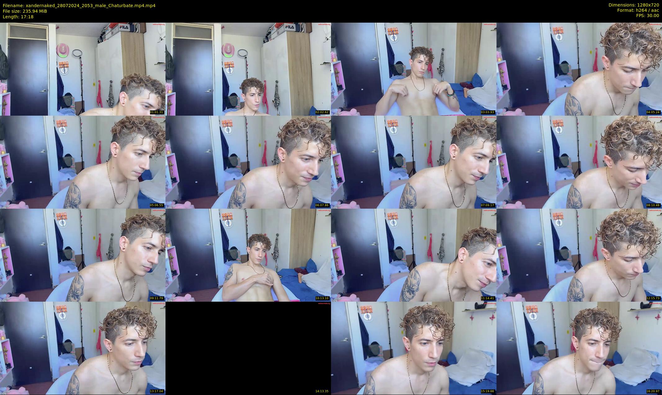 xandernaked — 18 minute Chaturbate male cam show recording, 720p, Jul 28, 2024