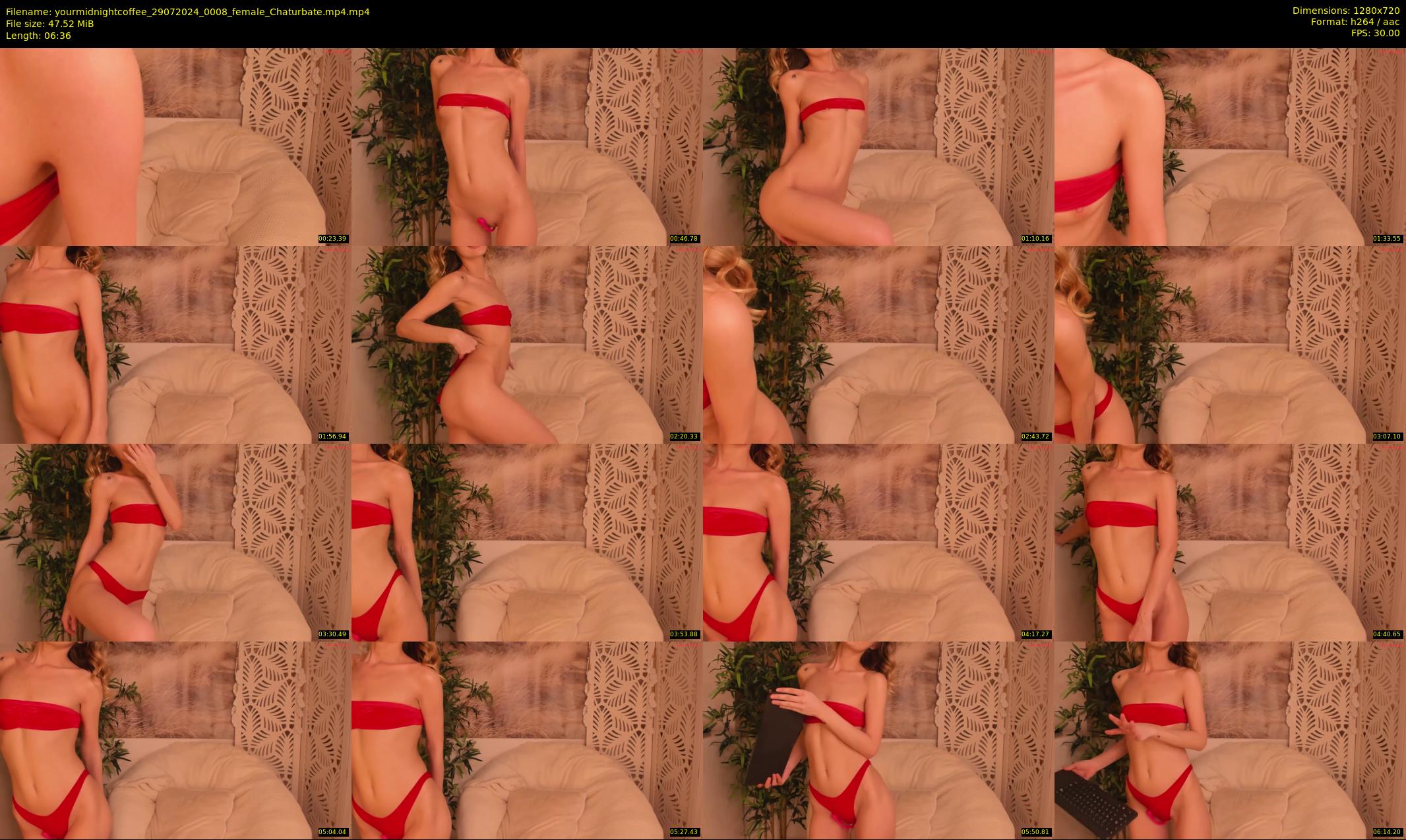 yourmidnightcoffee — 7 minute Chaturbate female cam show recording, 720p, Jul 29, 2024