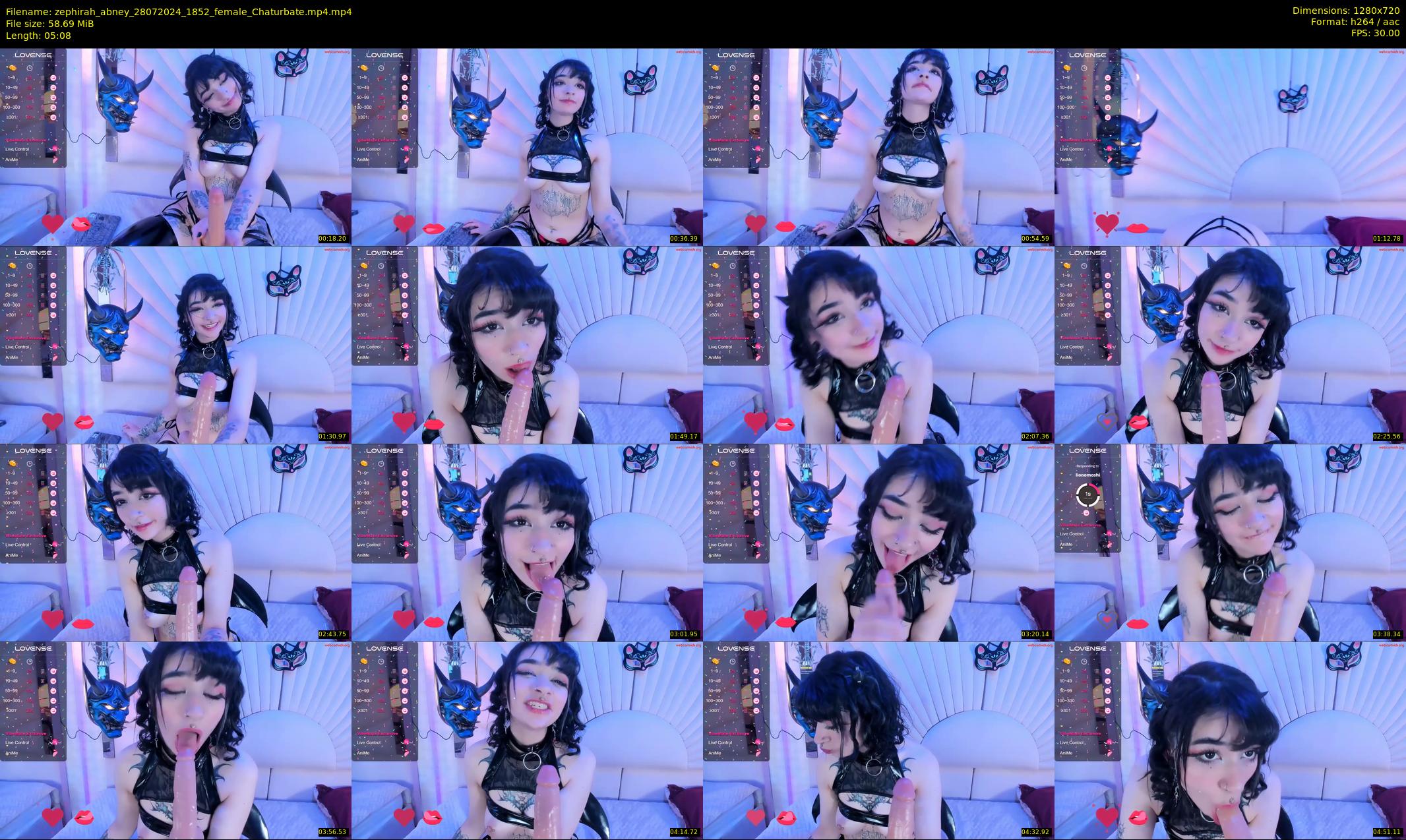 zephirah_abney — 6 minute Chaturbate female cam show recording, 720p, Jul 28, 2024