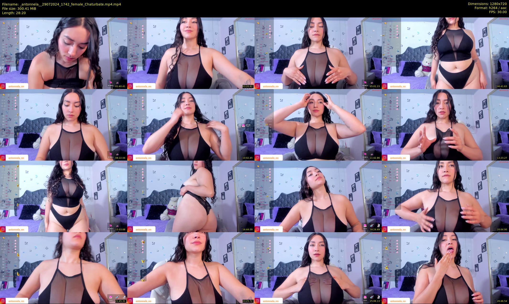_antonnela_ — 29 minute Chaturbate female cam show recording, 720p, Jul 29, 2024