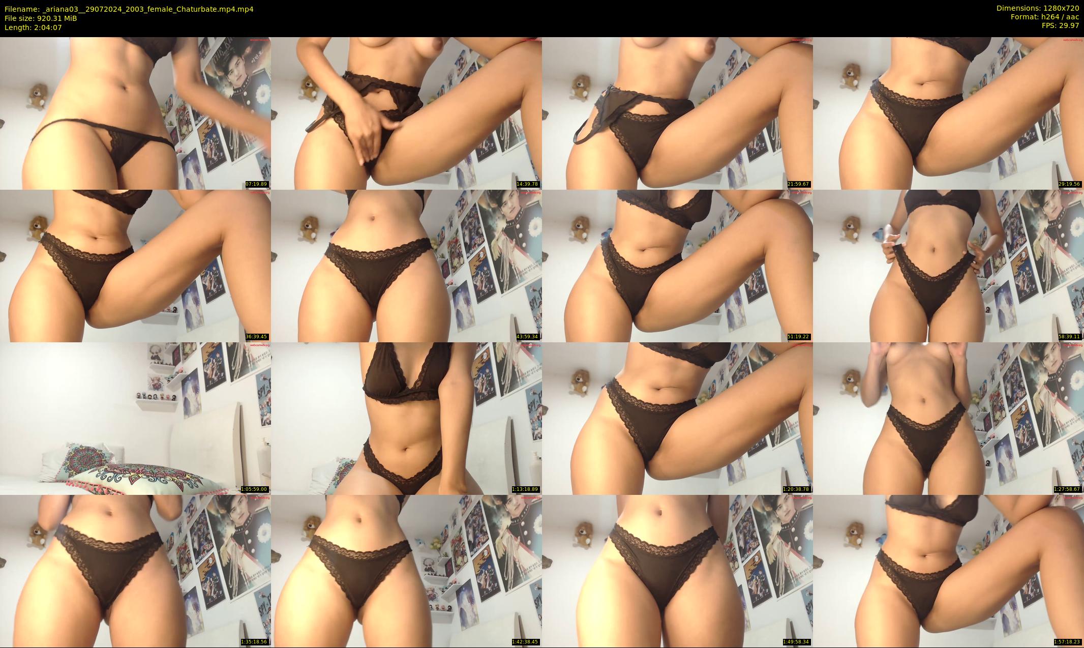 _ariana03_ — 125 minute Chaturbate female cam show recording, 720p, Jul 29, 2024