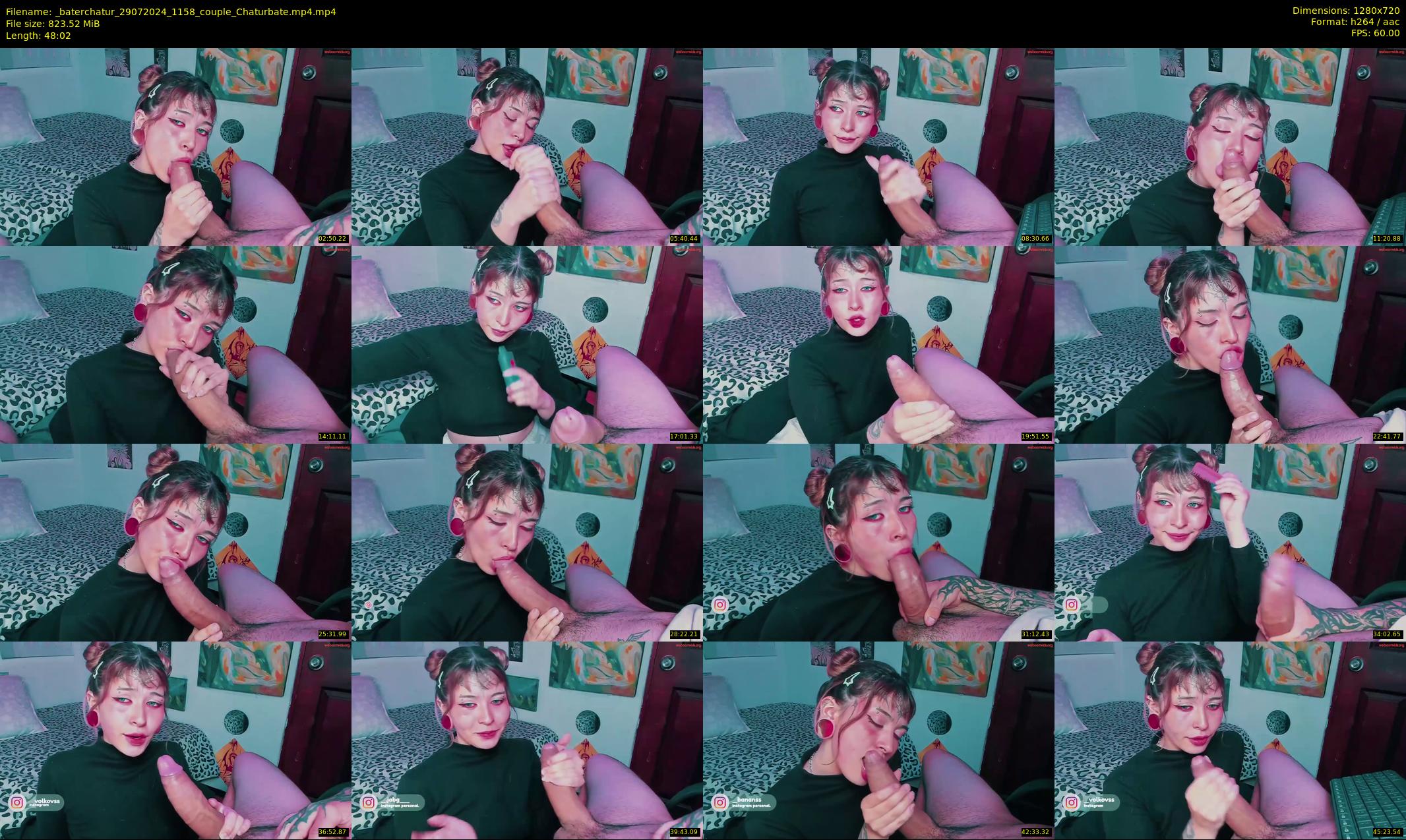 _baterchatur — 49 minute Chaturbate couple cam show recording, 720p, Jul 29, 2024
