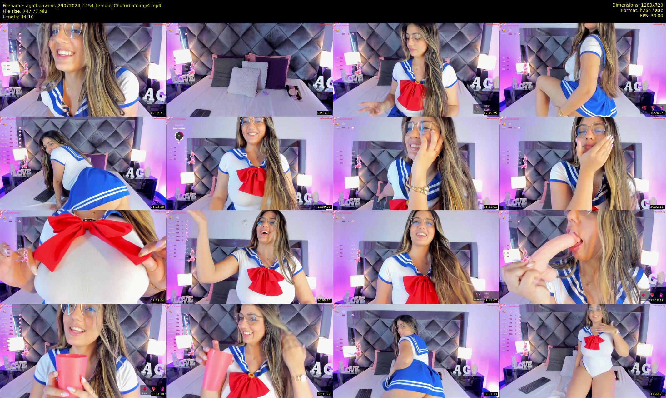 agathaowens — 45 minute Chaturbate female cam show recording, 720p, Jul 29, 2024