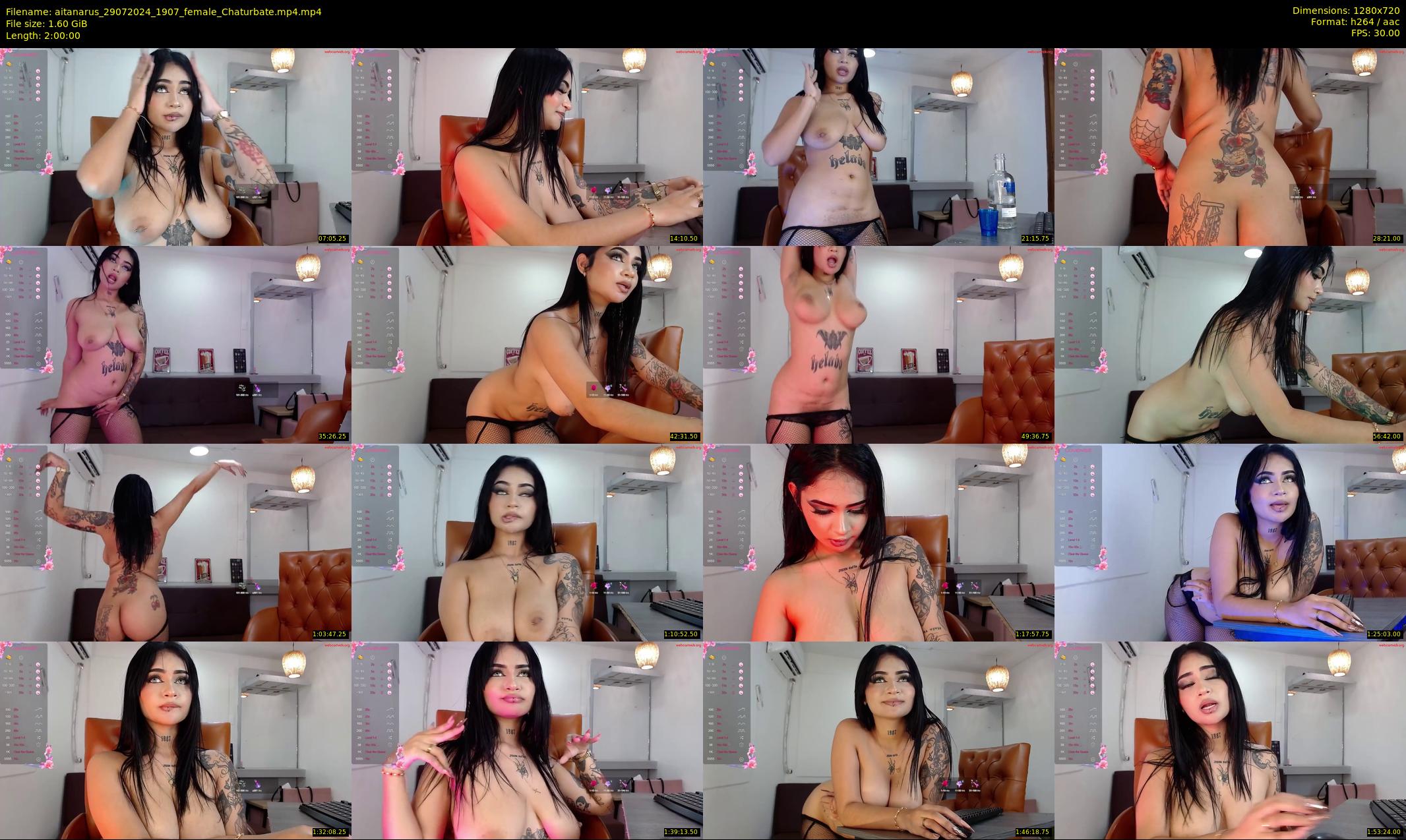 aitanarus — 120 minute Chaturbate female cam show recording, 720p, Jul 29, 2024