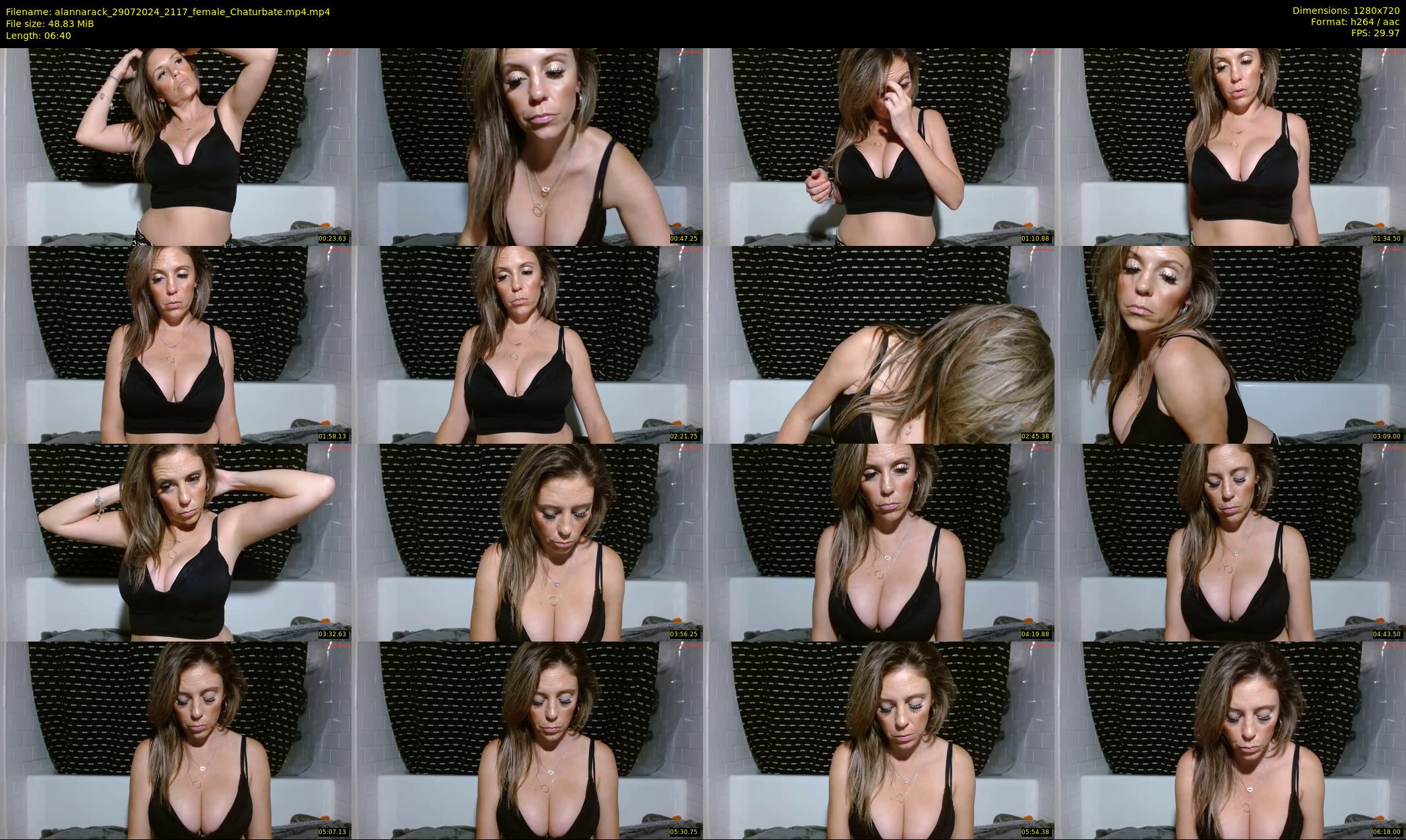 alannarack — 7 minute Chaturbate female cam show recording, 720p, Jul 29, 2024