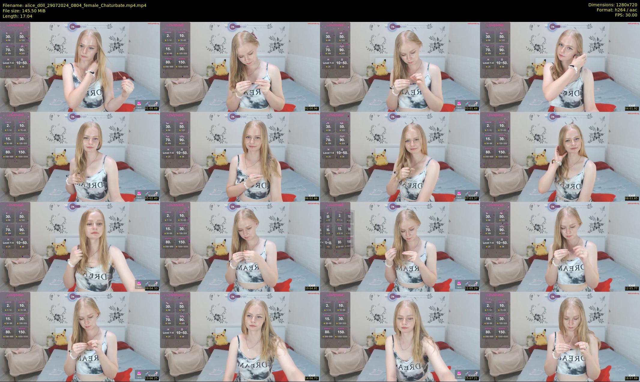 alice_d0ll — 18 minute Chaturbate female cam show recording, 720p, Jul 29, 2024