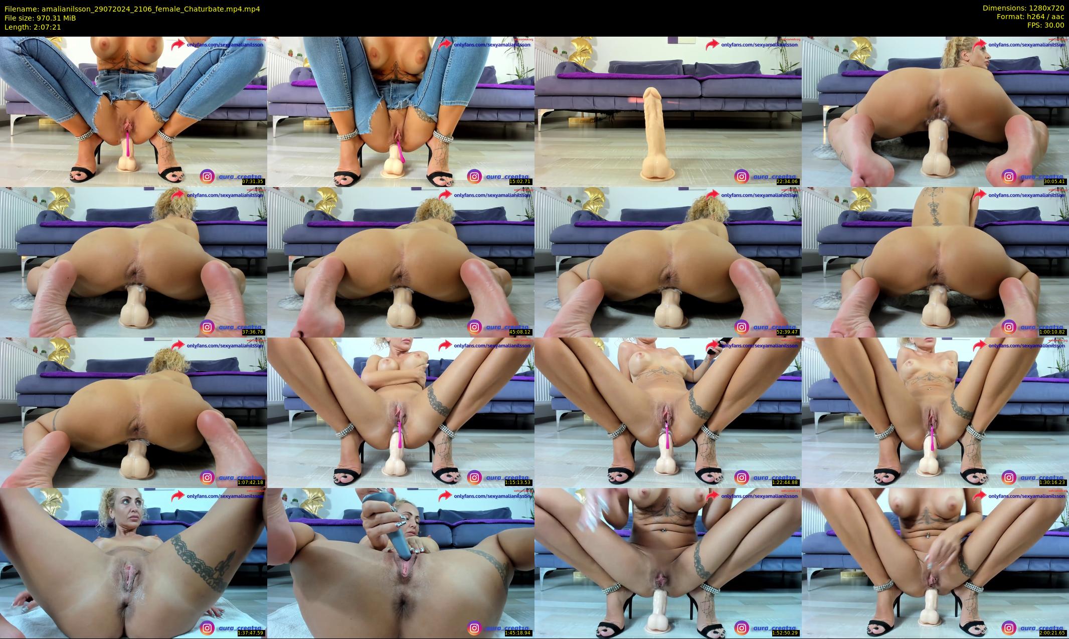 amalianilsson — 128 minute Chaturbate female cam show recording, 720p, Jul 29, 2024