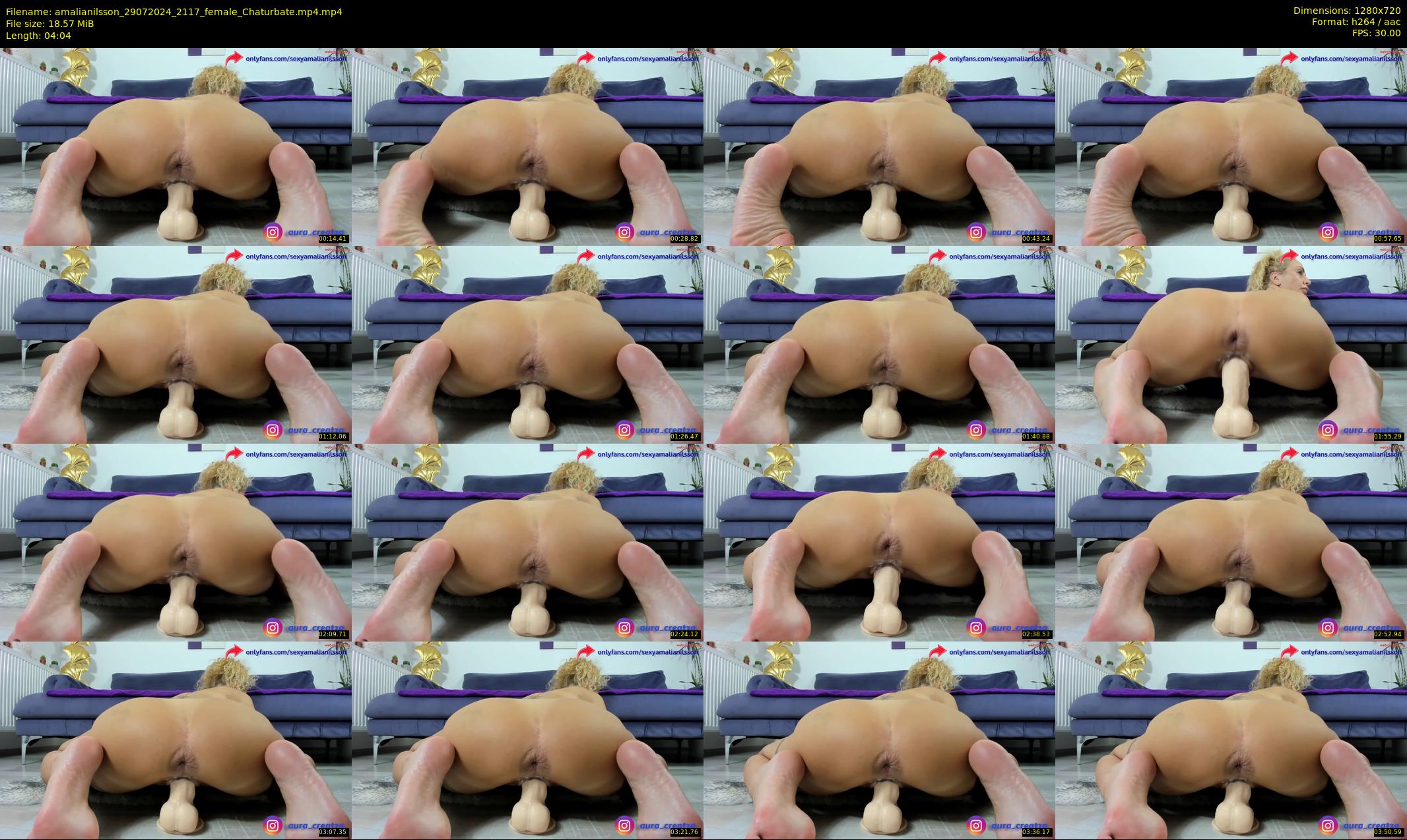 amalianilsson — 5 minute Chaturbate female cam show recording, 720p, Jul 29, 2024