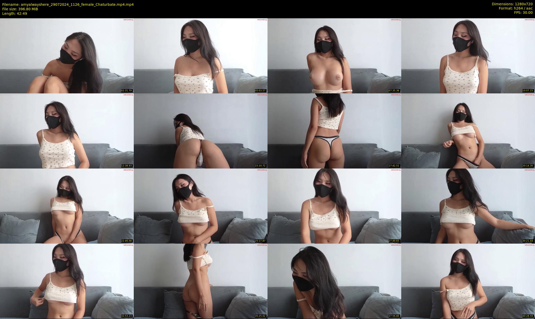 amyalwayshere — 43 minute Chaturbate female cam show recording, 720p, Jul 29, 2024