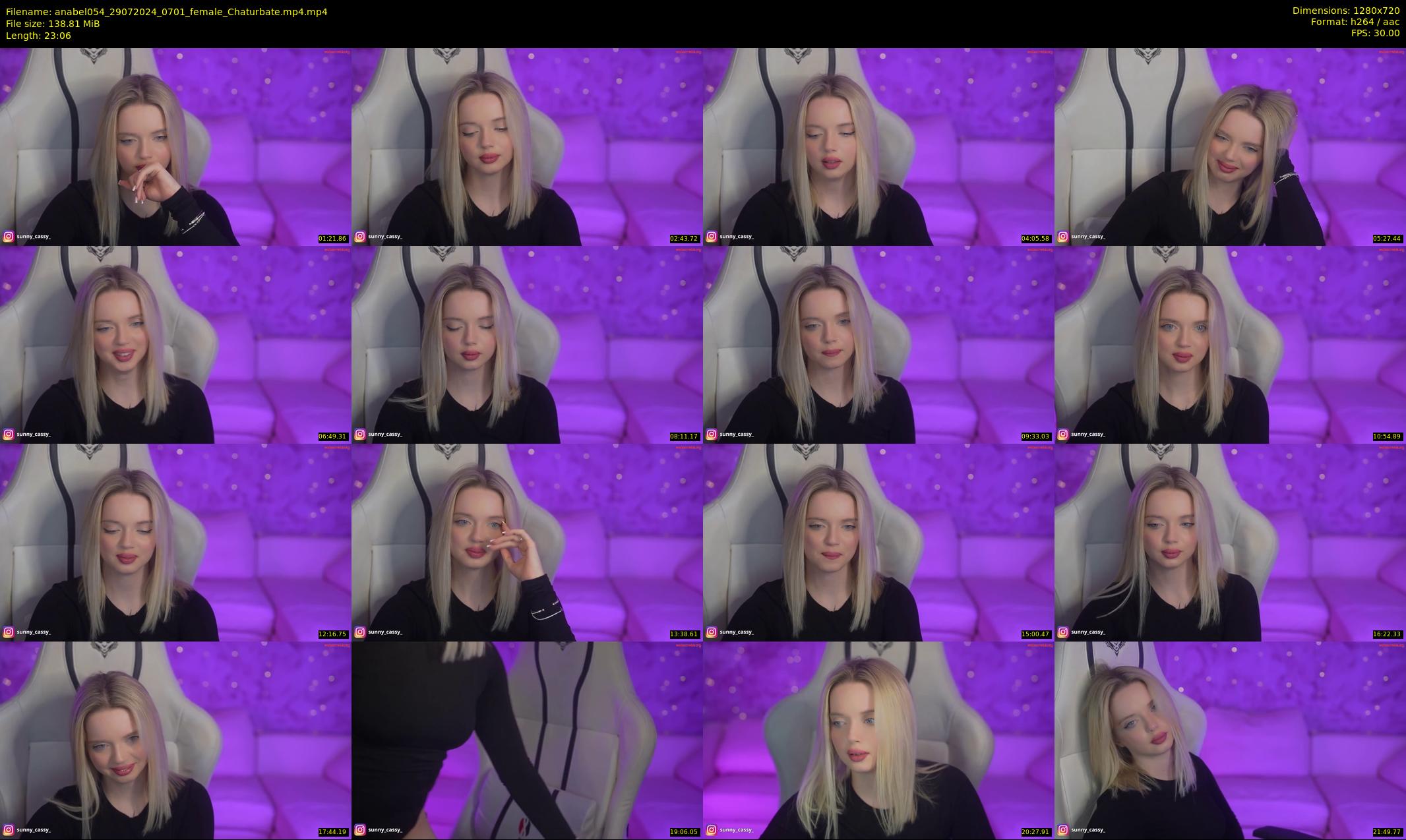 anabel054 — 24 minute Chaturbate female cam show recording, 720p, Jul 29, 2024