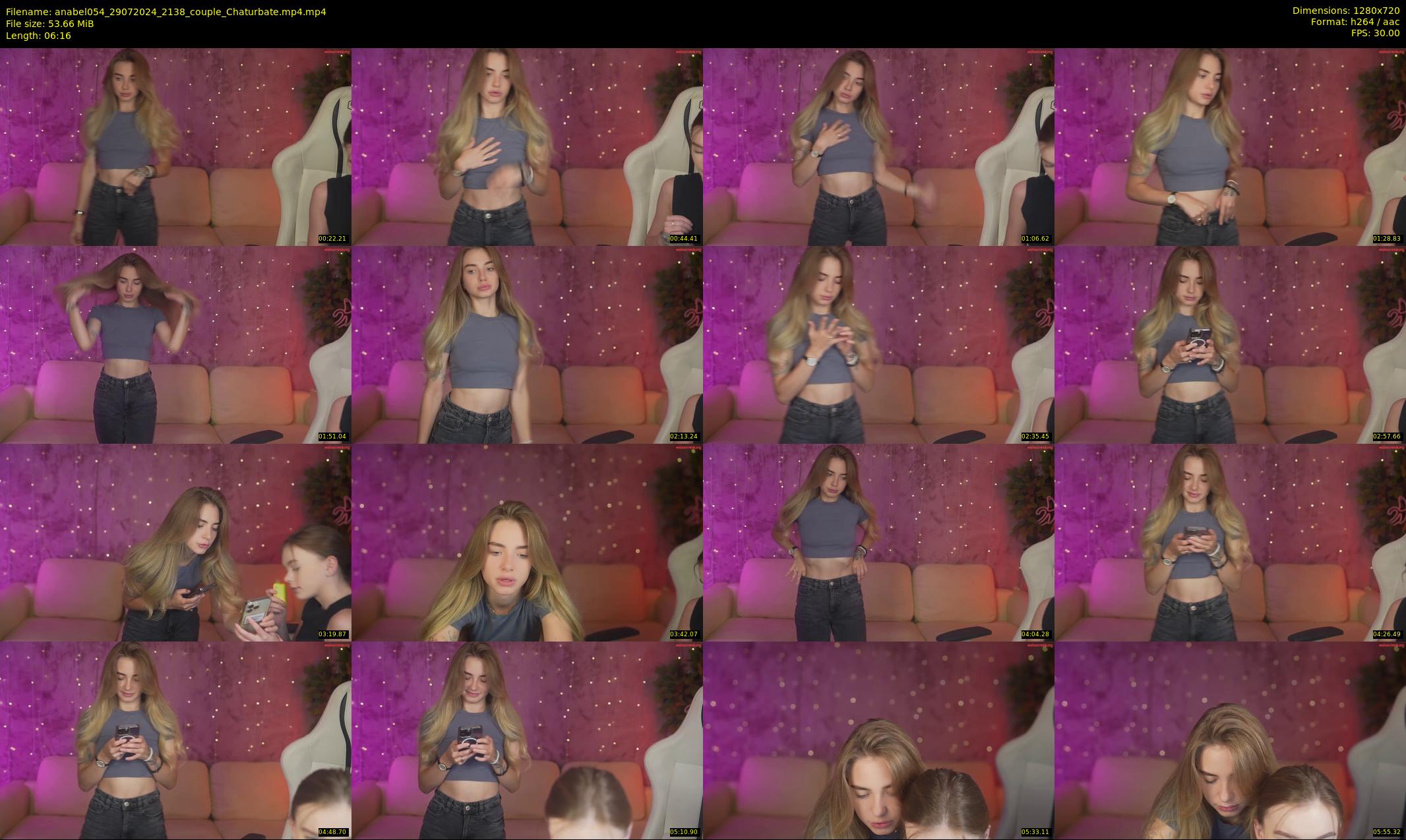 anabel054 — 7 minute Chaturbate female cam show recording, 720p, Jul 29, 2024
