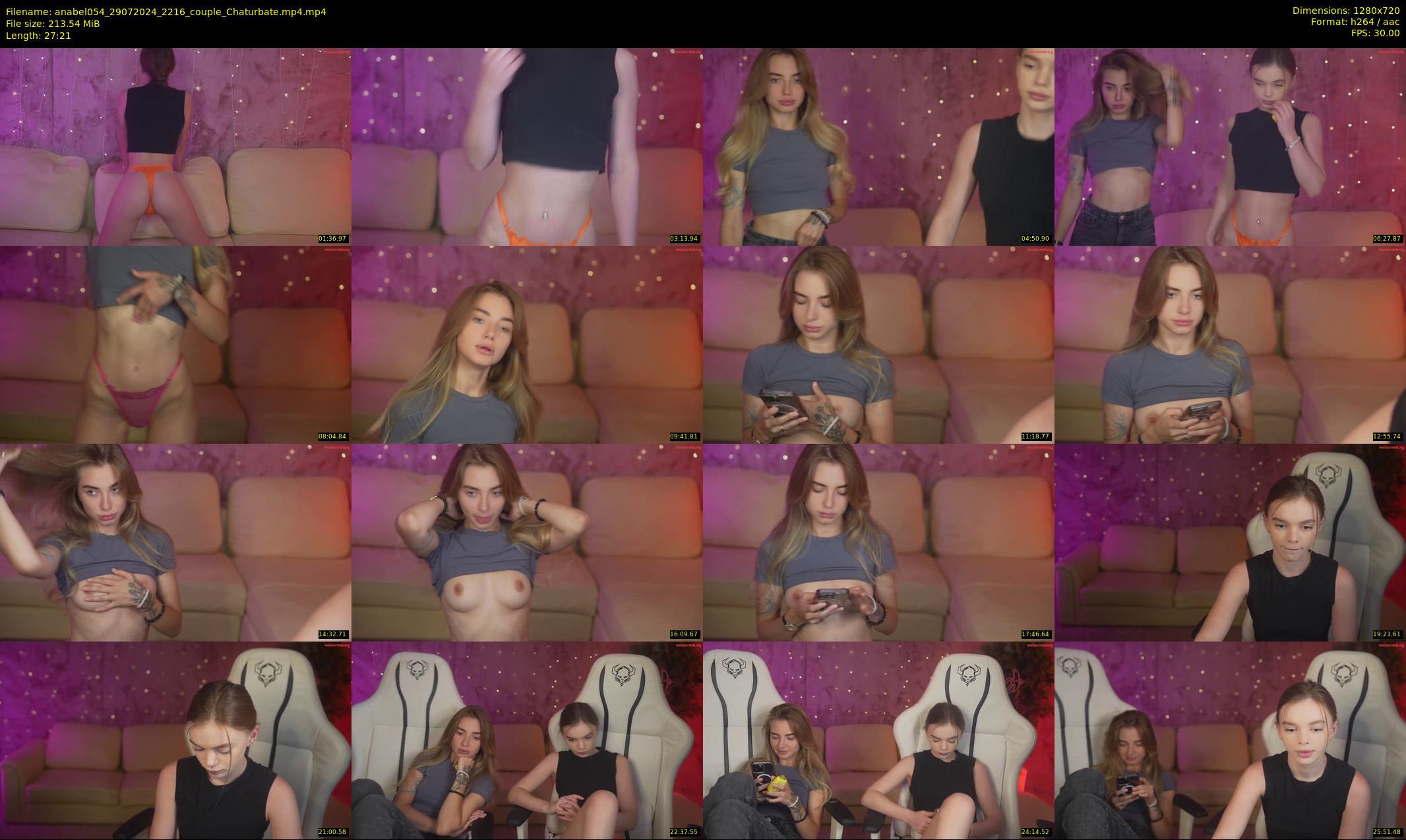 anabel054 — 28 minute Chaturbate female cam show recording, 720p, Jul 29, 2024