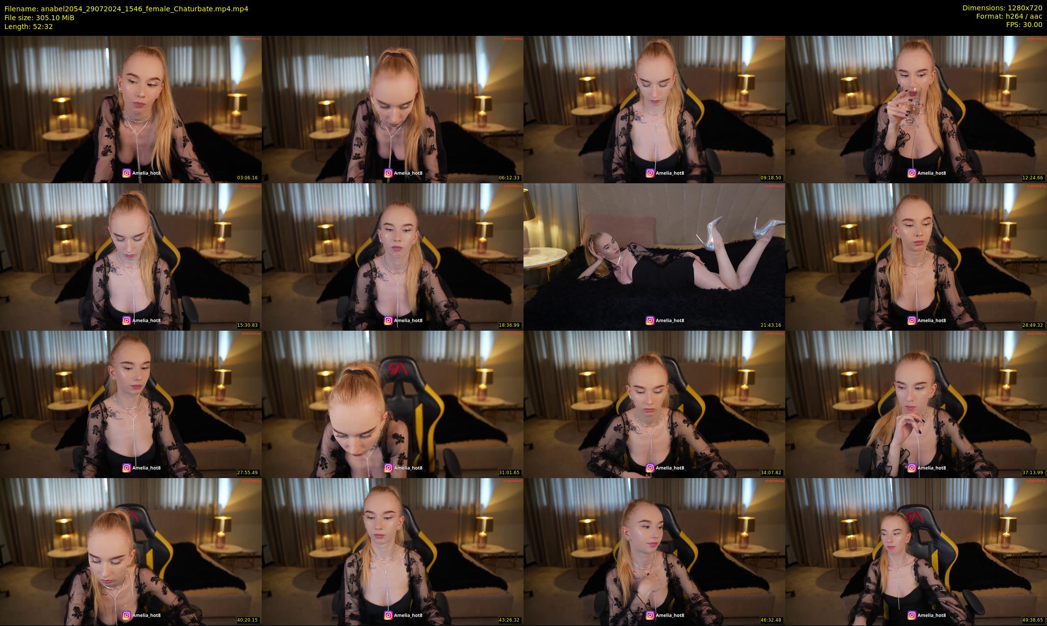 anabel2054 — 53 minute Chaturbate female cam show recording, 720p, Jul 29, 2024