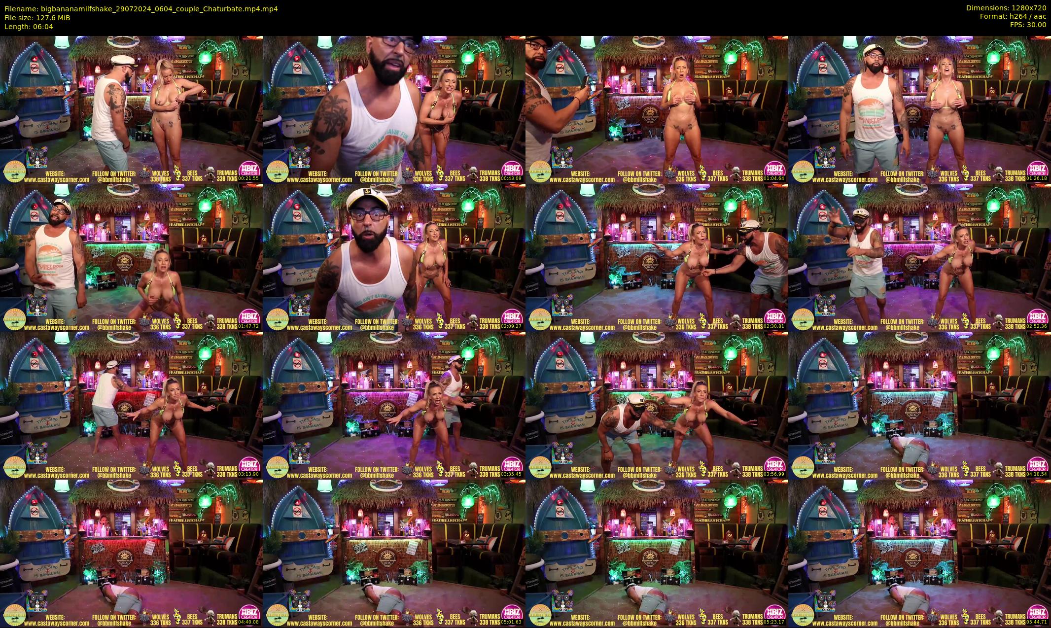 bigbananamilfshake — 7 minute Chaturbate couple cam show recording, 720p, Jul 29, 2024