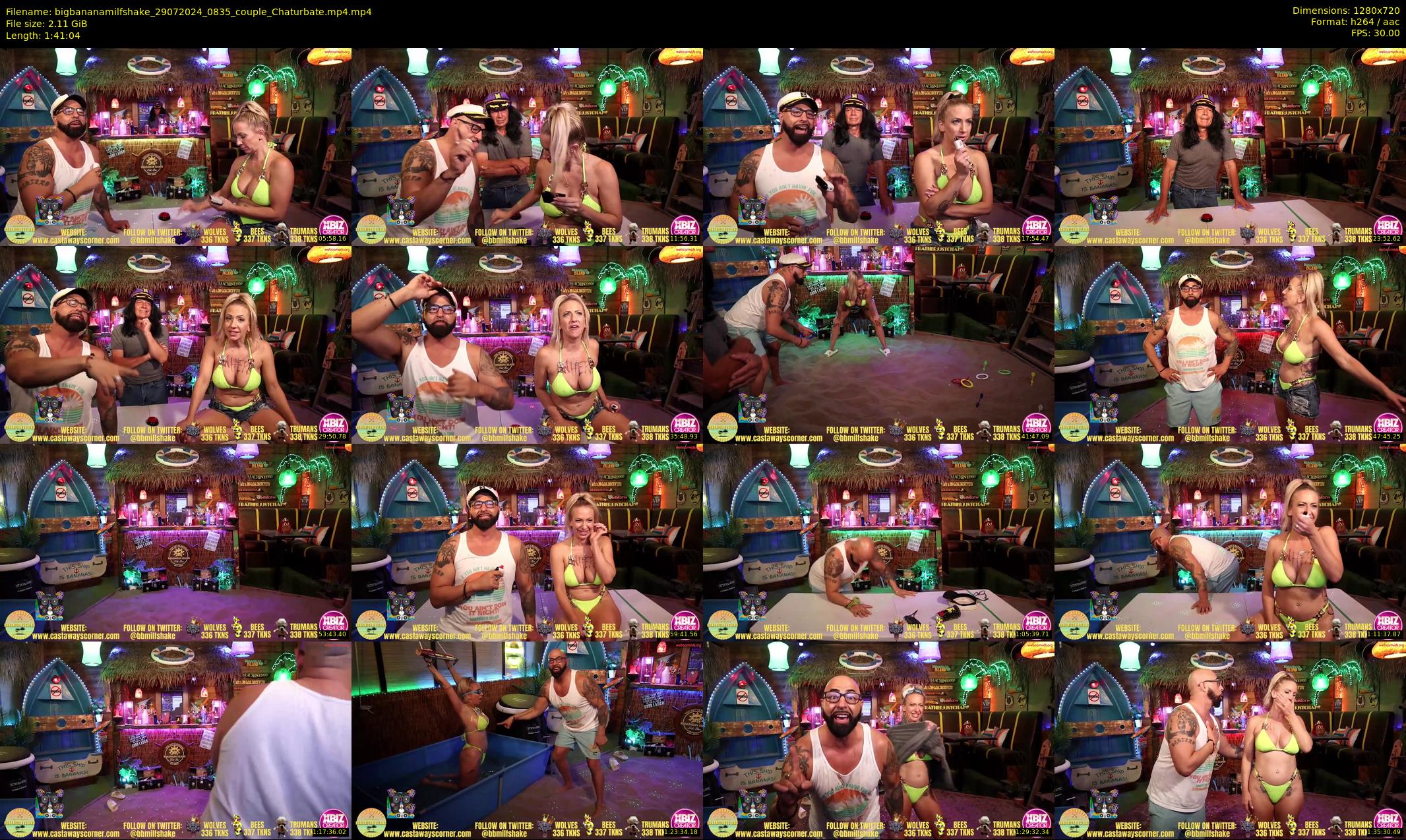 bigbananamilfshake — 102 minute Chaturbate couple cam show recording, 720p, Jul 29, 2024
