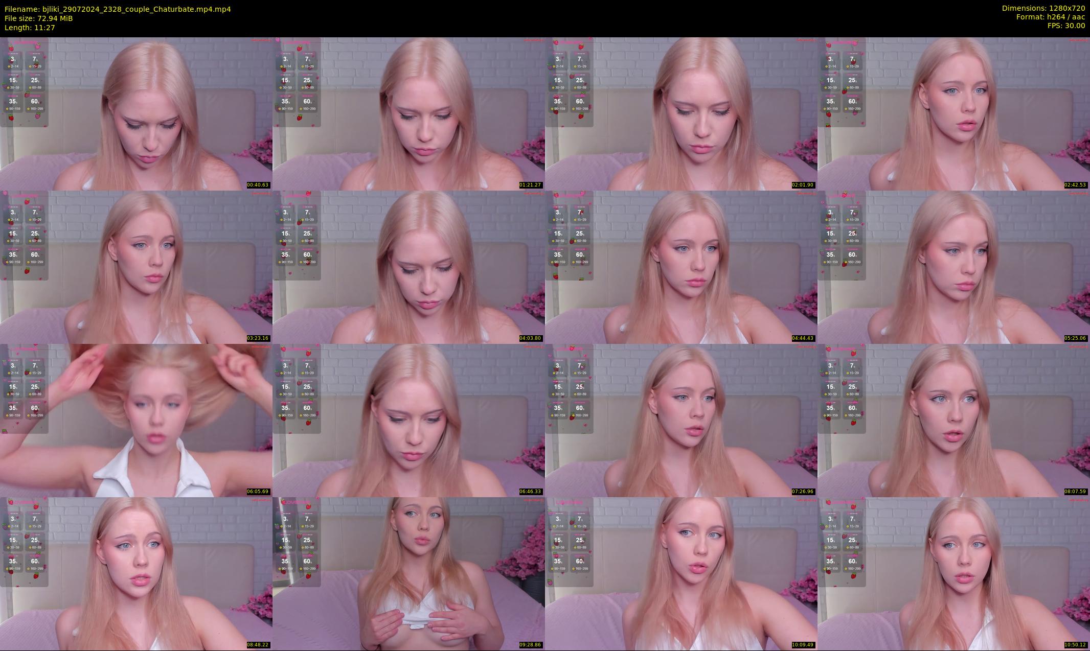 bjliki — 12 minute Chaturbate couple cam show recording, 720p, Jul 29, 2024