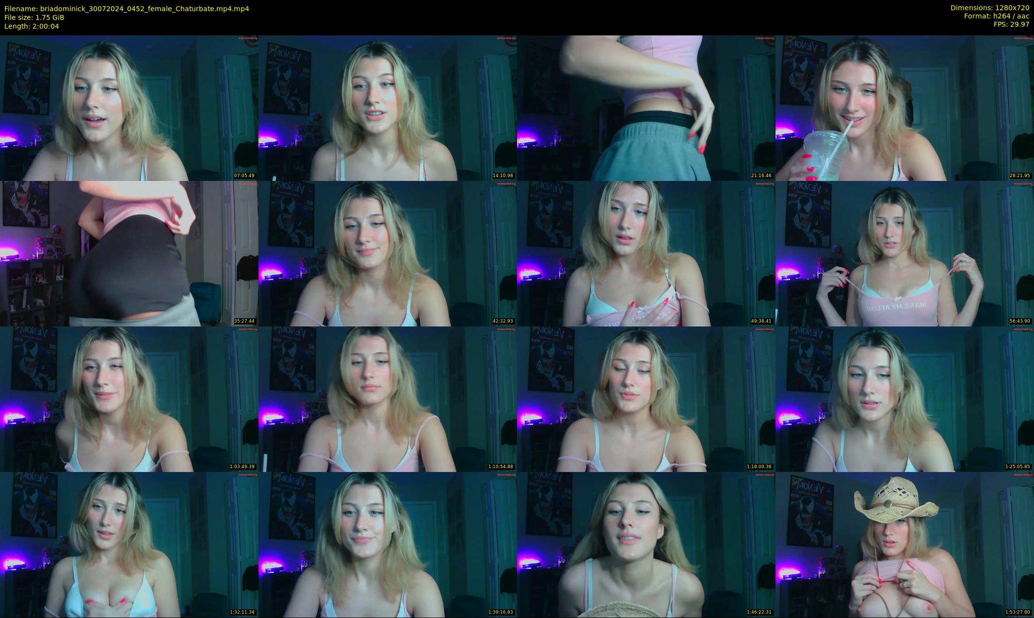 briadominick — 121 minute Chaturbate couple cam show recording, 720p, Jul 30, 2024
