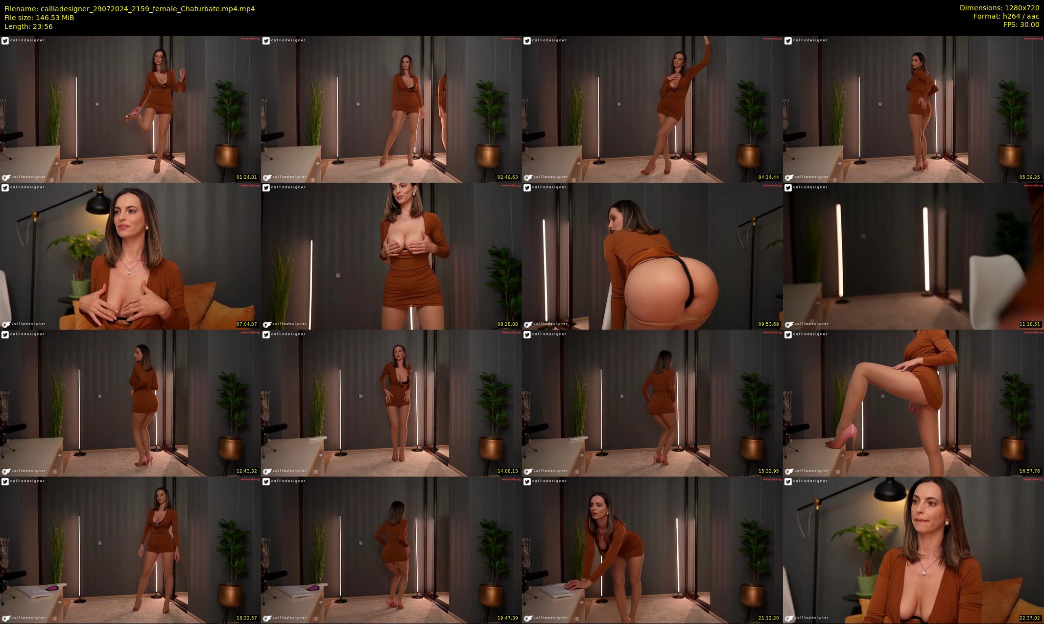calliadesigner — 24 minute Chaturbate female cam show recording, 720p, Jul 29, 2024