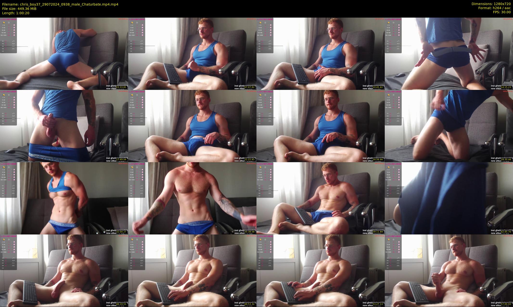 chris_boy37 — 61 minute Chaturbate male cam show recording, 720p, Jul 29, 2024