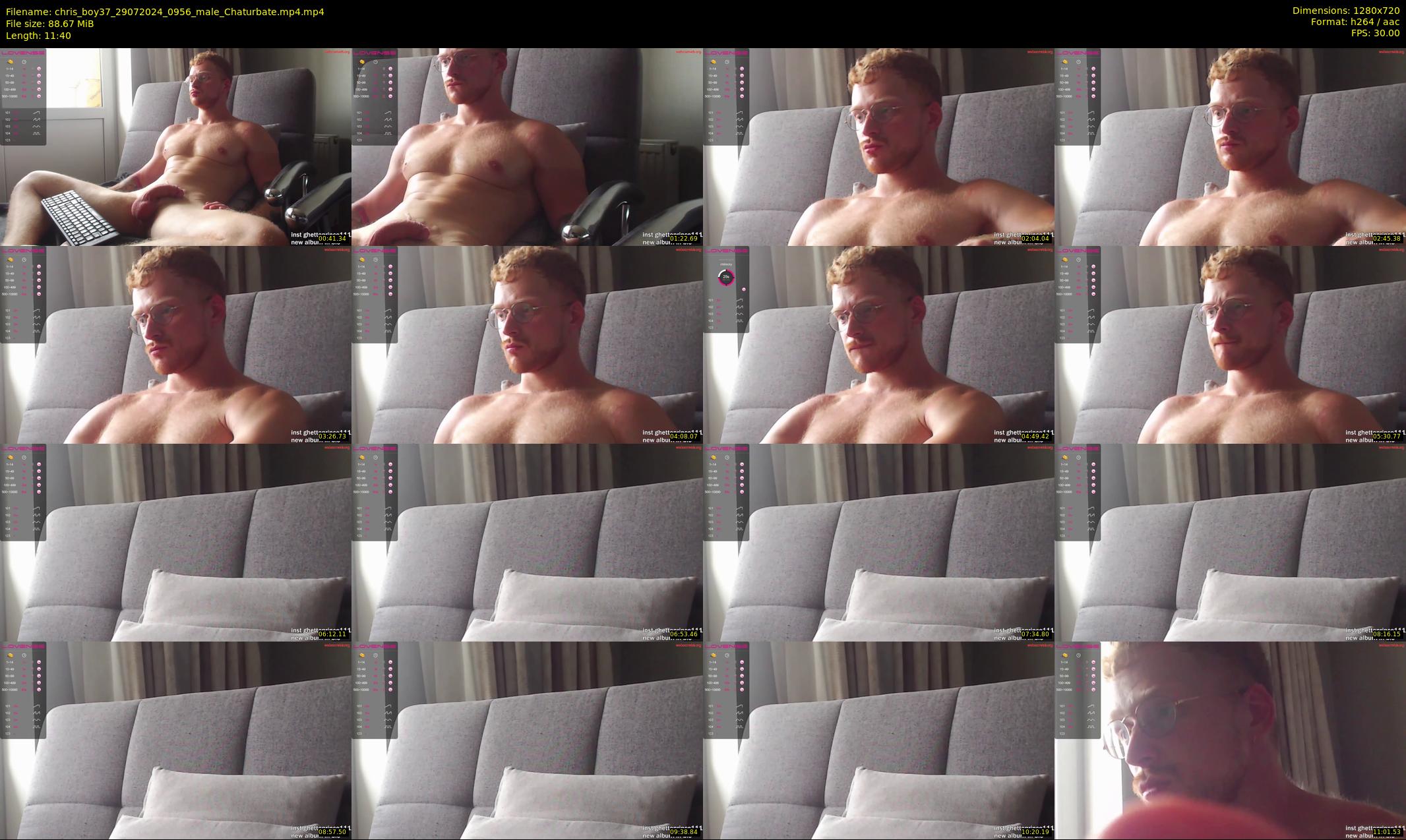chris_boy37 — 12 minute Chaturbate male cam show recording, 720p, Jul 29, 2024