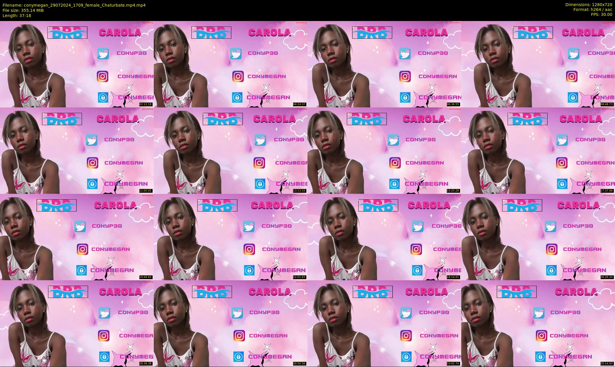 conymegan — 38 minute Chaturbate female cam show recording, 720p, Jul 29, 2024