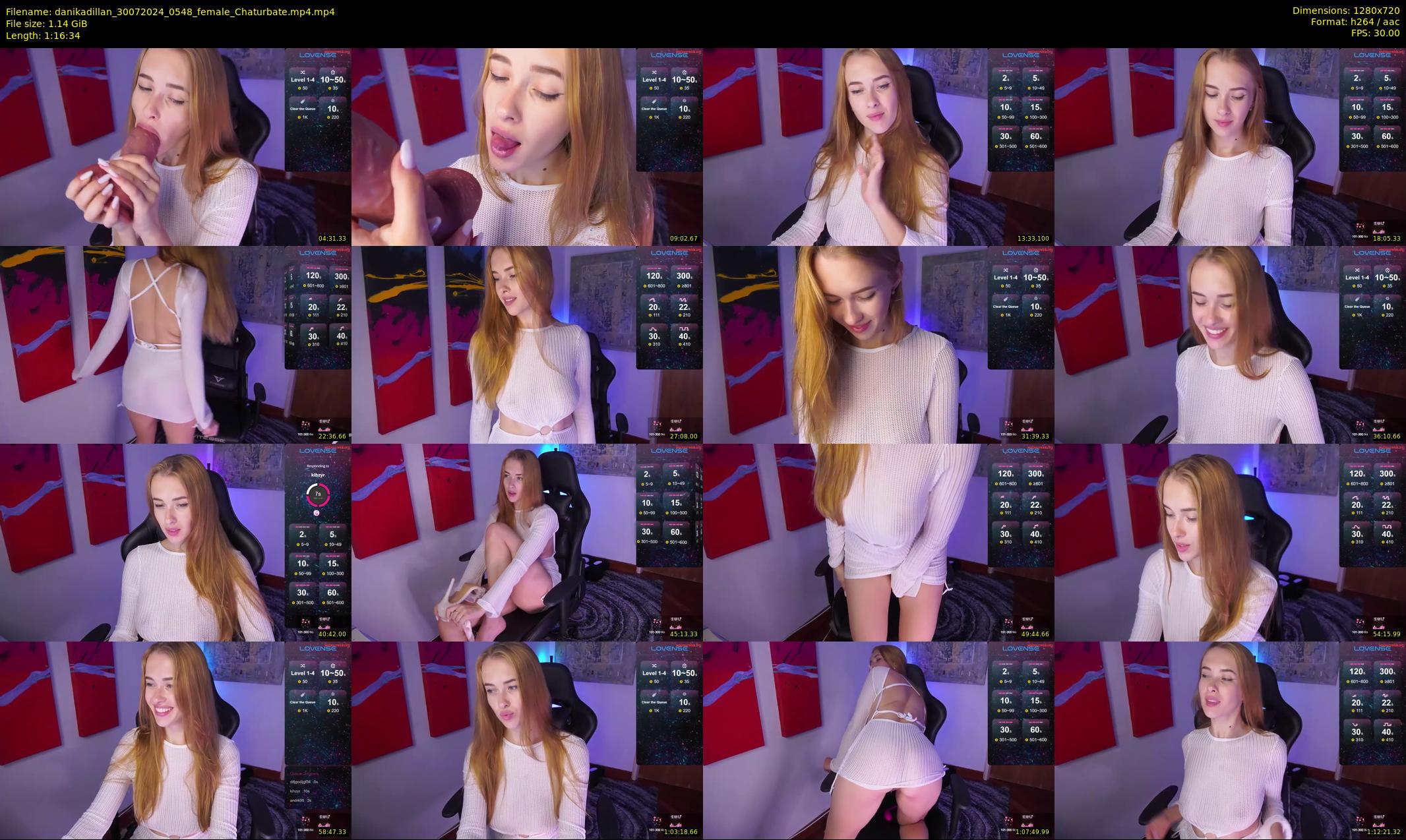 danikadillan — 77 minute Chaturbate female cam show recording, 720p, Jul 30, 2024
