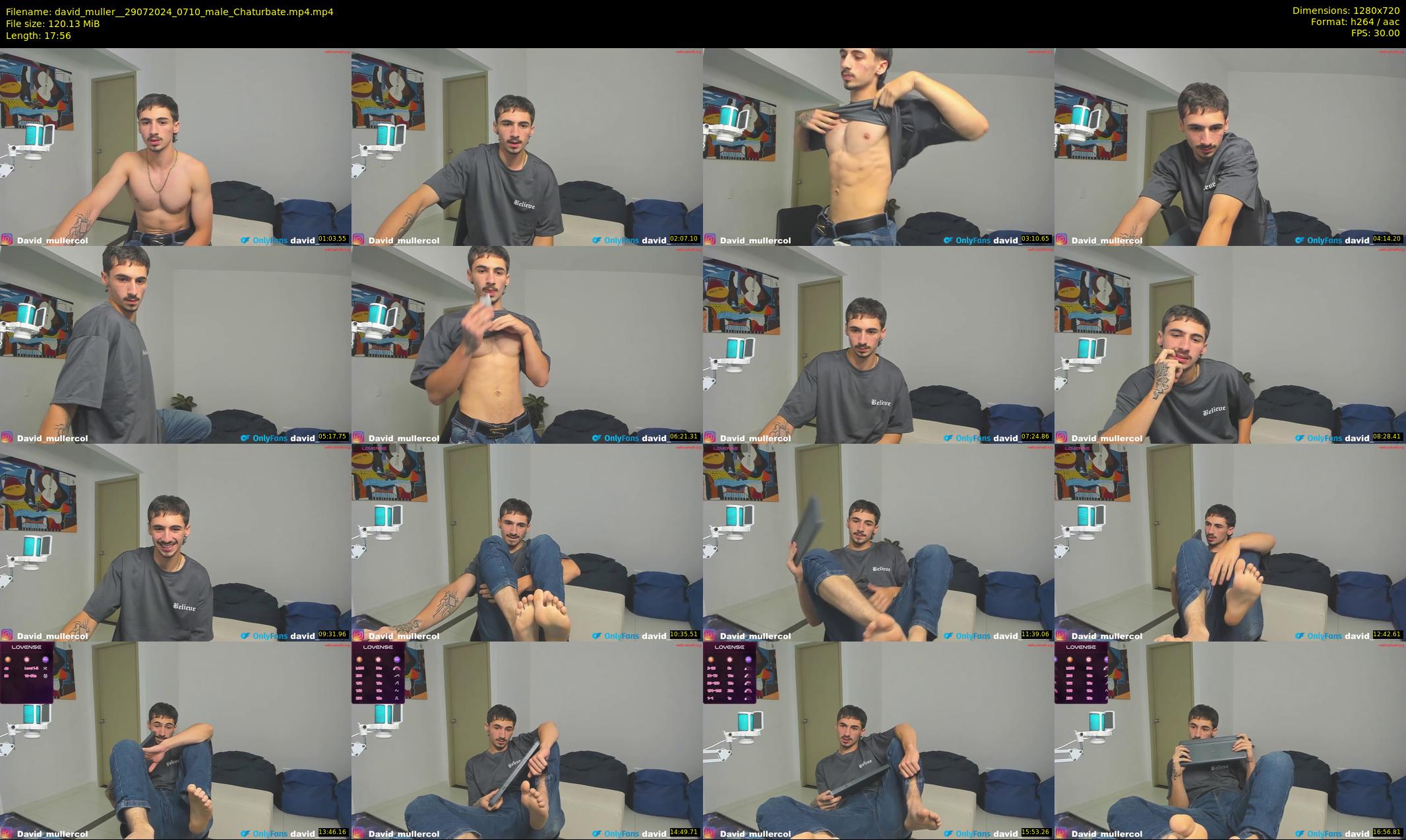 david_muller_ — 18 minute Chaturbate male cam show recording, 720p, Jul 29, 2024