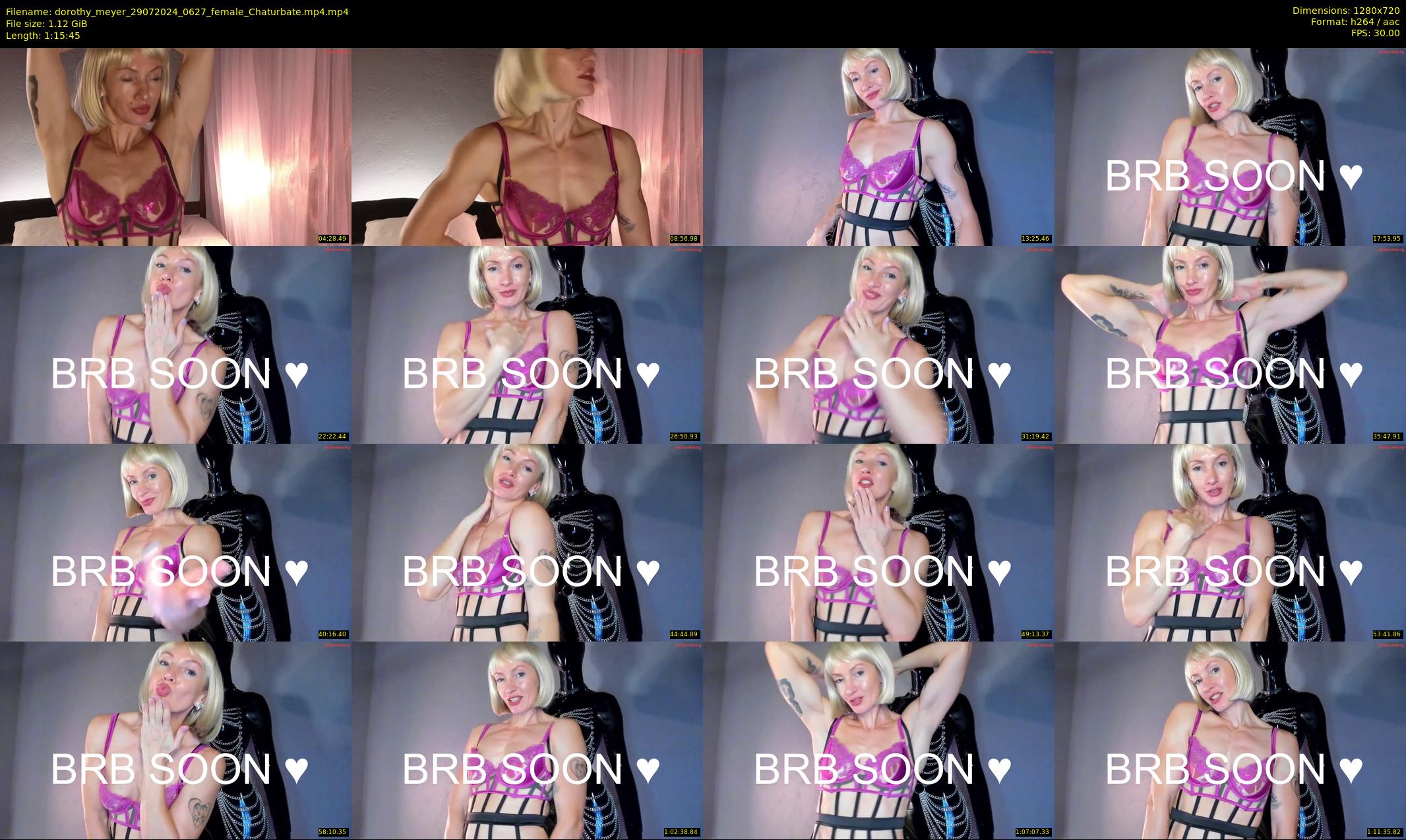 dorothy_meyer — 76 minute Chaturbate female cam show recording, 720p, Jul 29, 2024