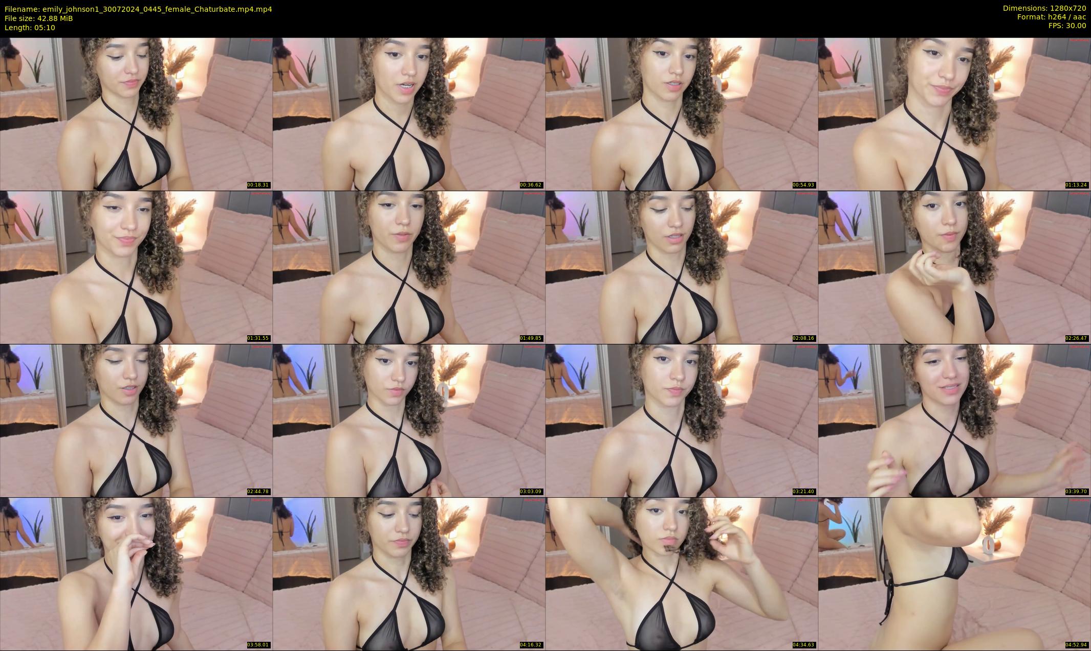 emily_johnson1 — 6 minute Chaturbate female cam show recording, 720p, Jul 30, 2024