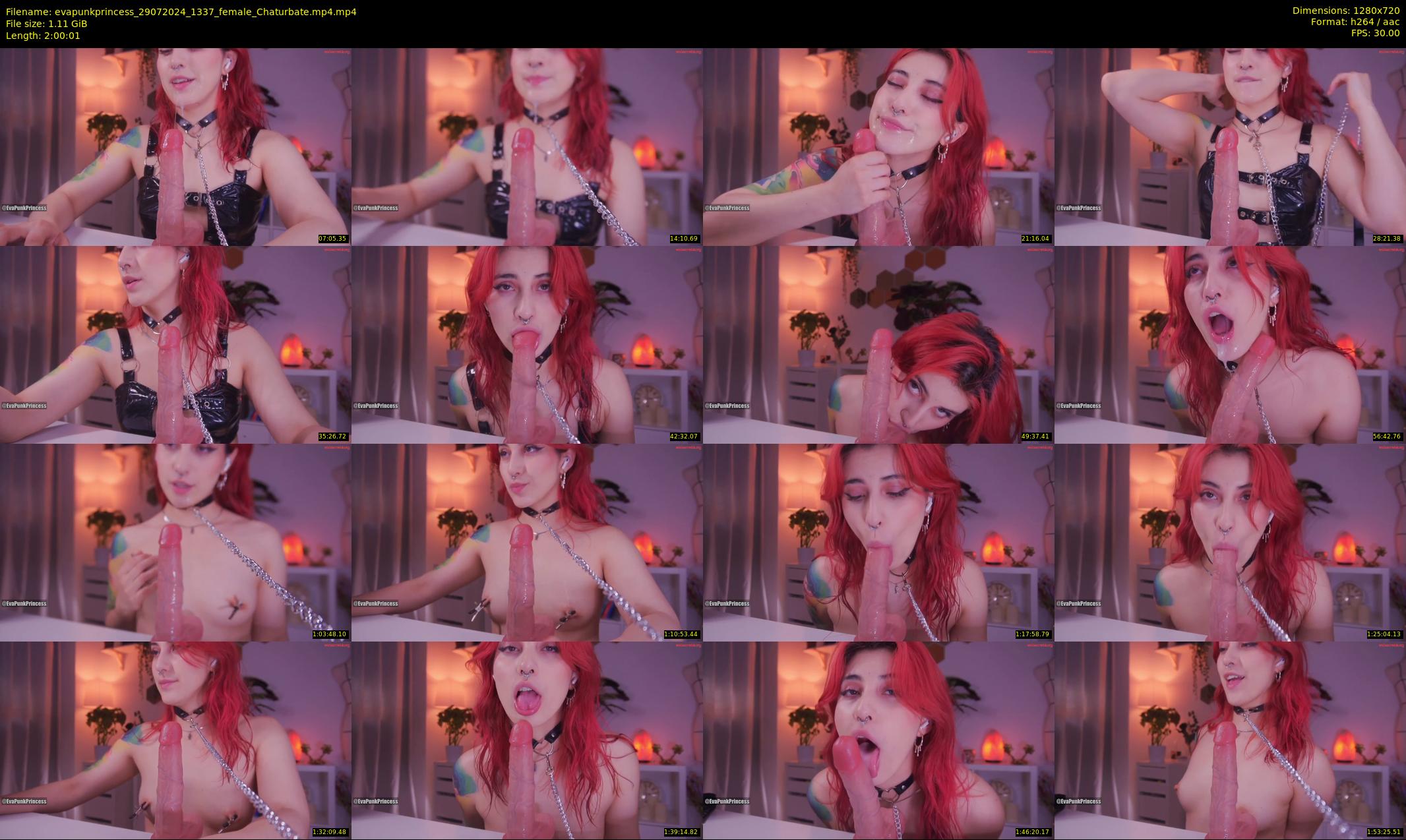 evapunkprincess — 121 minute Chaturbate female cam show recording, 720p, Jul 29, 2024