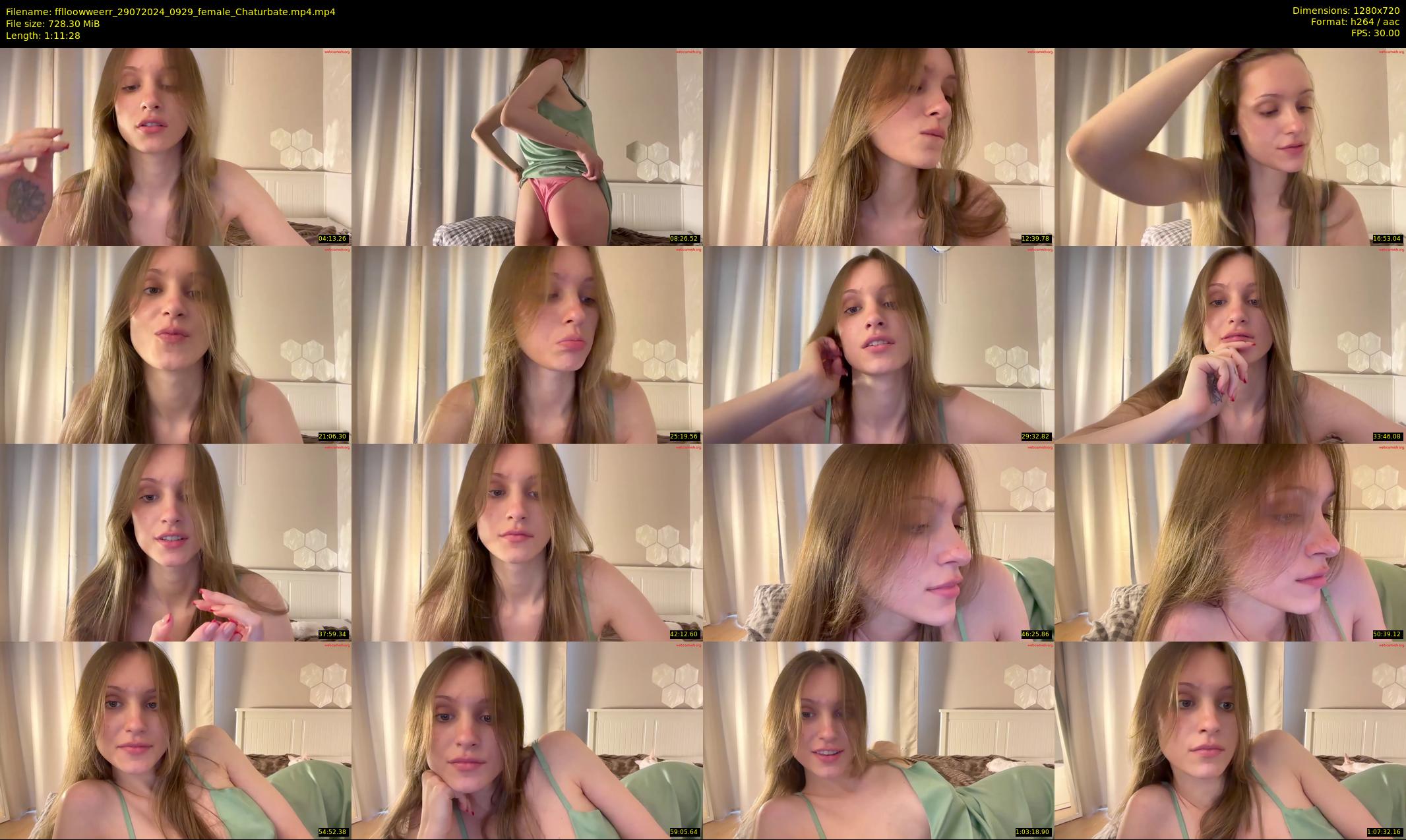 fflloowweerr — 72 minute Chaturbate couple cam show recording, 720p, Jul 29, 2024