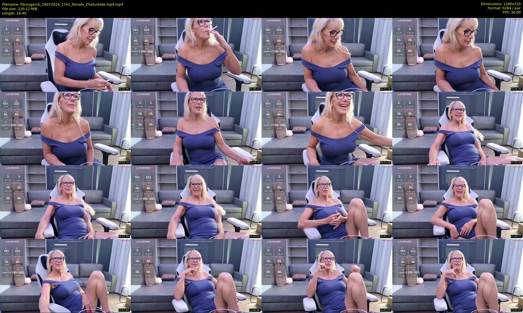 fitcougarcb — 17 minute Chaturbate female cam show recording, 720p, Jul 29, 2024