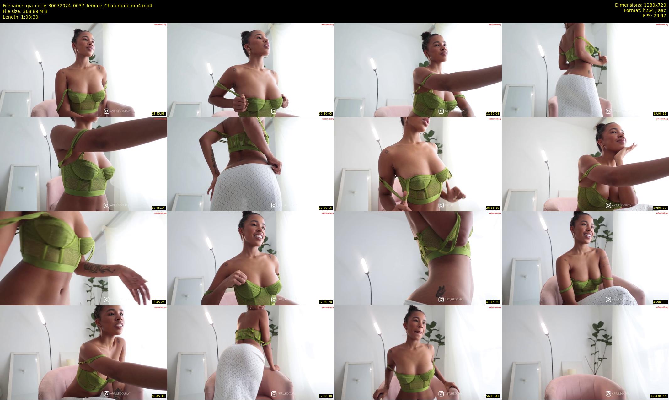 gia_curly — 64 minute Chaturbate female cam show recording, 720p, Jul 30, 2024