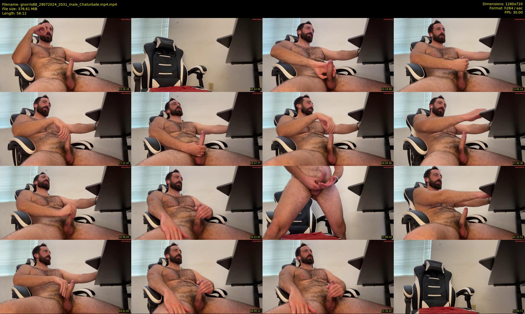 gnorris88 — 59 minute Chaturbate male cam show recording, 720p, Jul 29, 2024