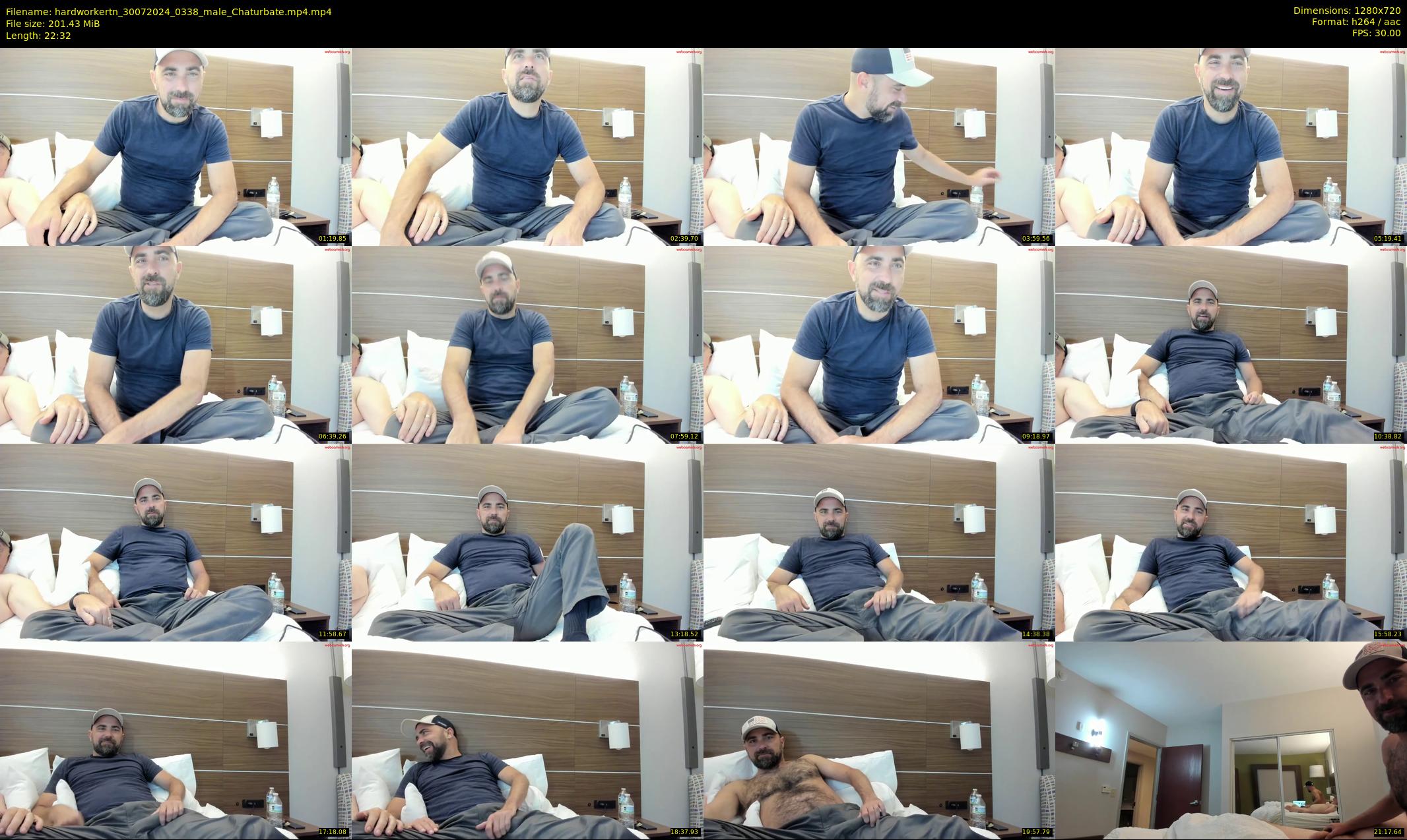 hardworkertn — 23 minute Chaturbate male cam show recording, 720p, Jul 30, 2024